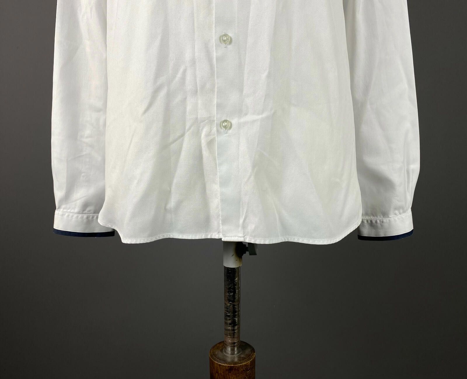 The Kooples The Kooples White Cotton Fitted Button Down Shirt Size M Size M / US 6-8 / IT 42-44 - 3 Thumbnail