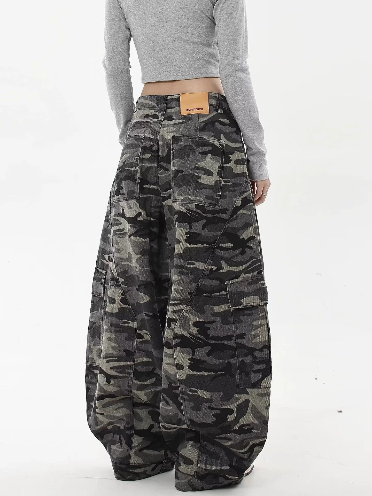 Japanese Brand × Jean Street multi-pocket camouflage retro cargo machete jeans y2k Size US 32 / EU 48 - 5 Thumbnail