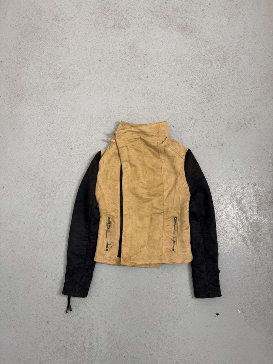 Other Avant-garde Rick Type Zip Suede Deconstructed Jacket Size S / US 4 / IT 40 - 1 Thumbnail