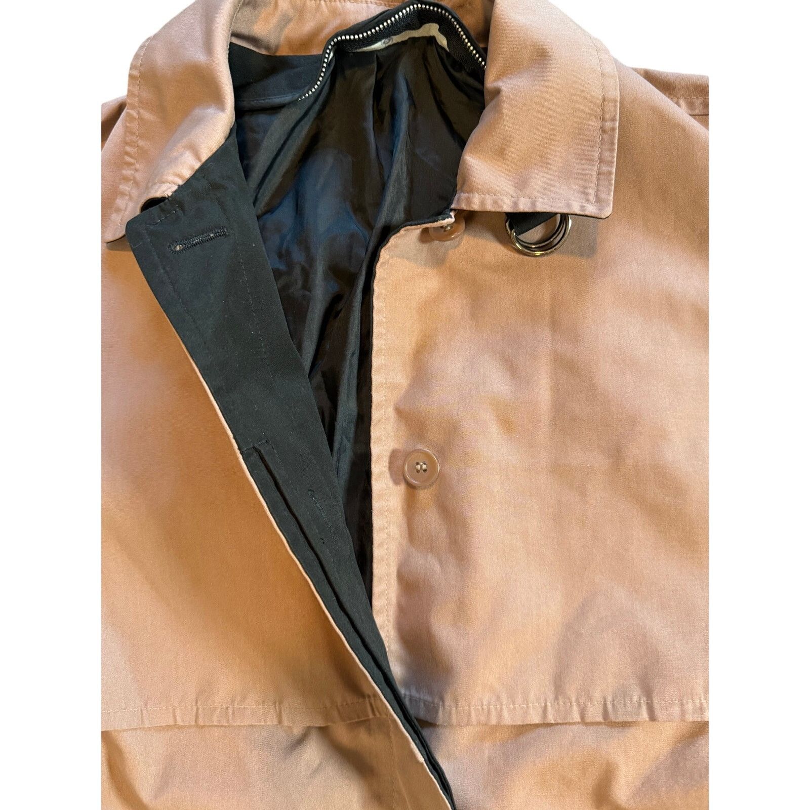London Fog Vintage 70s London Fog Manicoat Trench Coat Size L / US 10 / IT 46 - 7 Thumbnail