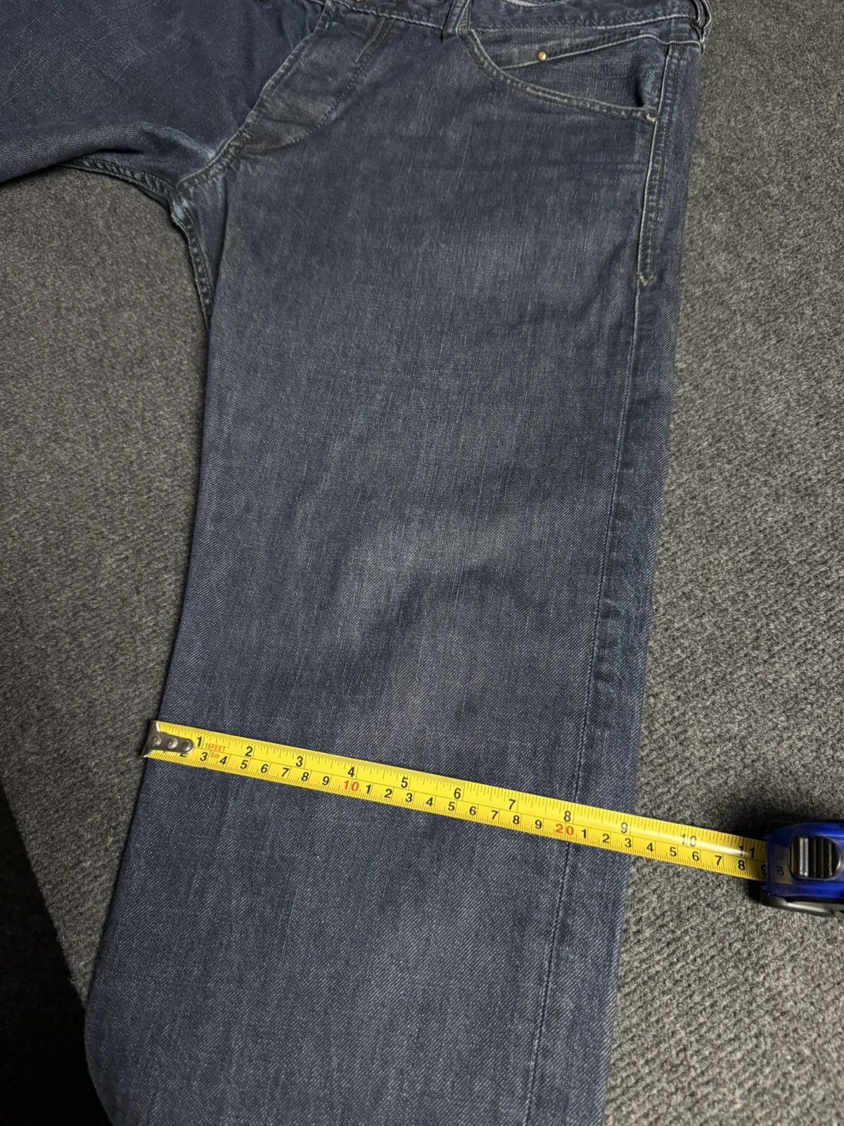 Diesel Luxury 00s Y2K Diesel Belther Regular Slim Tapered Jeans Size US 36 / EU 52 - 23 Thumbnail