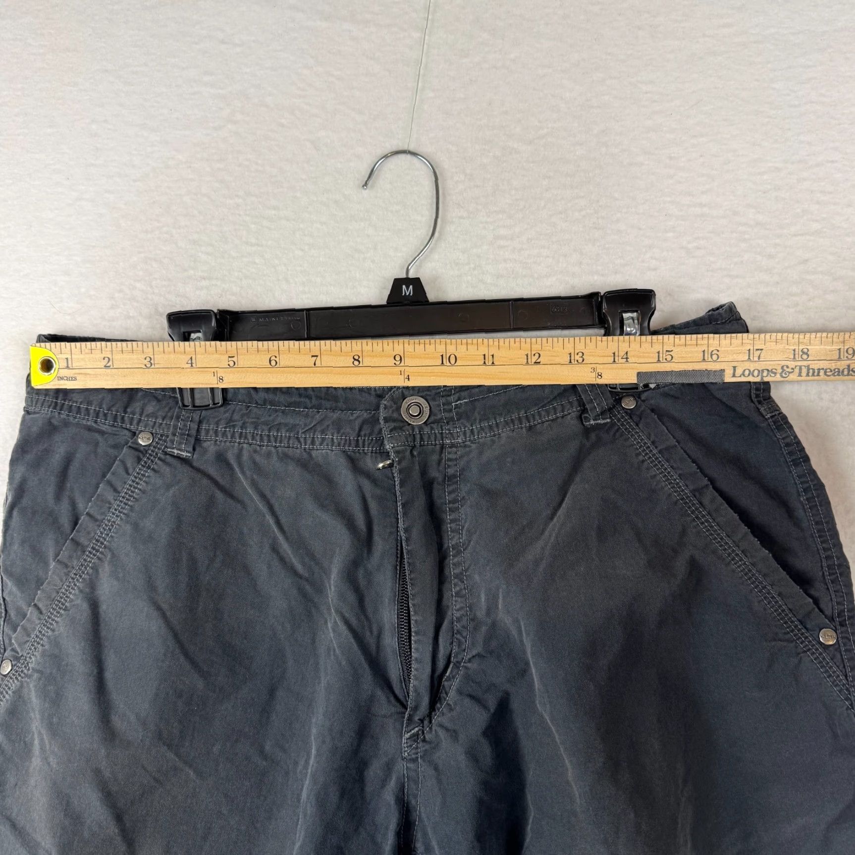 Vintage Kuhl Men's 34 Black Washed Outdoor Trail Hiking Shorts Gorp Lightweight Active Size US 34 / EU 50 - 4 Thumbnail