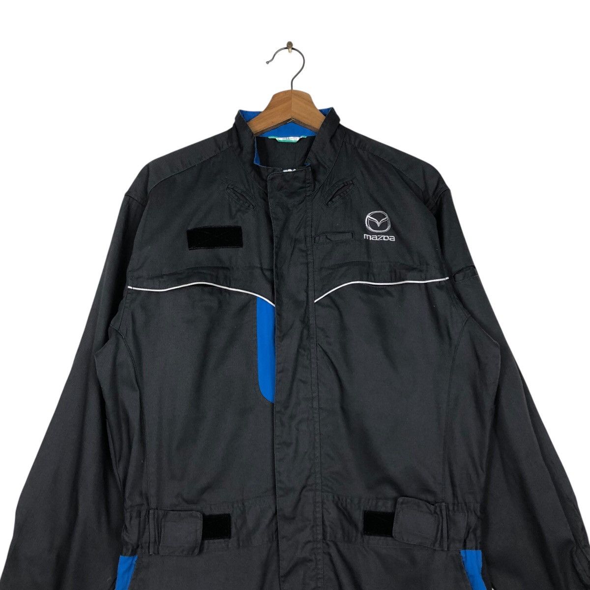 Japanese Brand Vintage Coverall Chore Worker Racing Mazda Big Logo Backhit Size US 36 / EU 52 - 4 Thumbnail