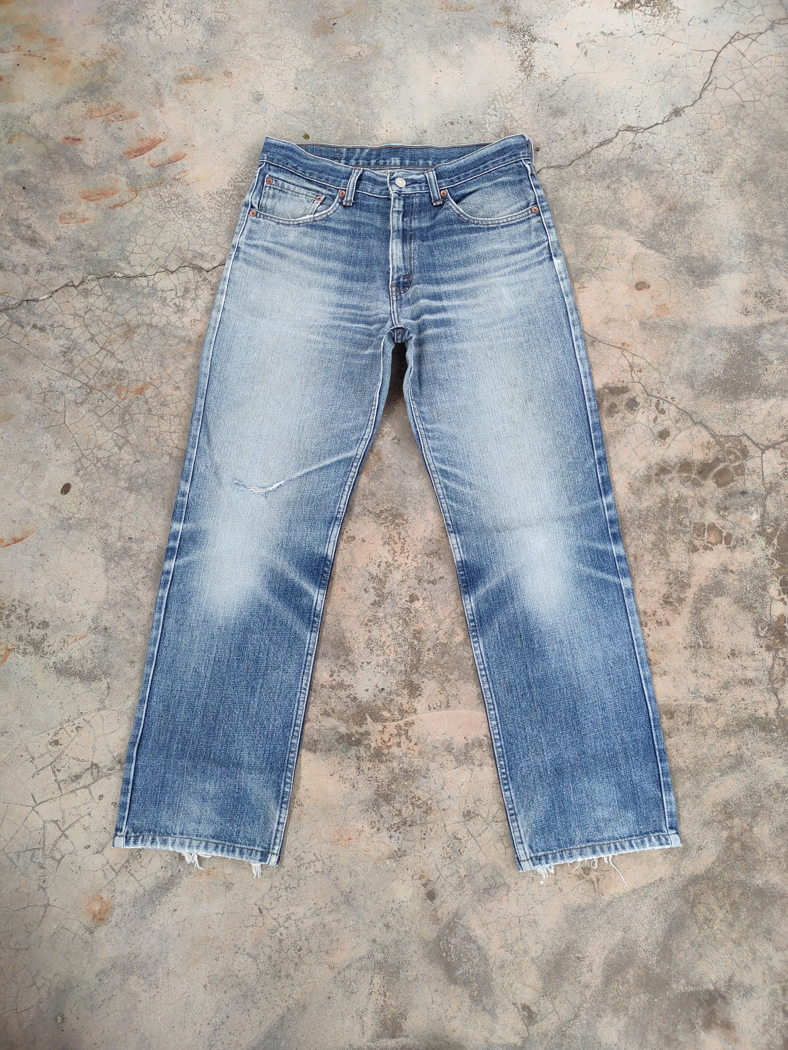 Levi's VINTAGE LEVI'S 533 FADED DISTRESSED JEANS DENIM PANTS Size US 33 - 1 Thumbnail