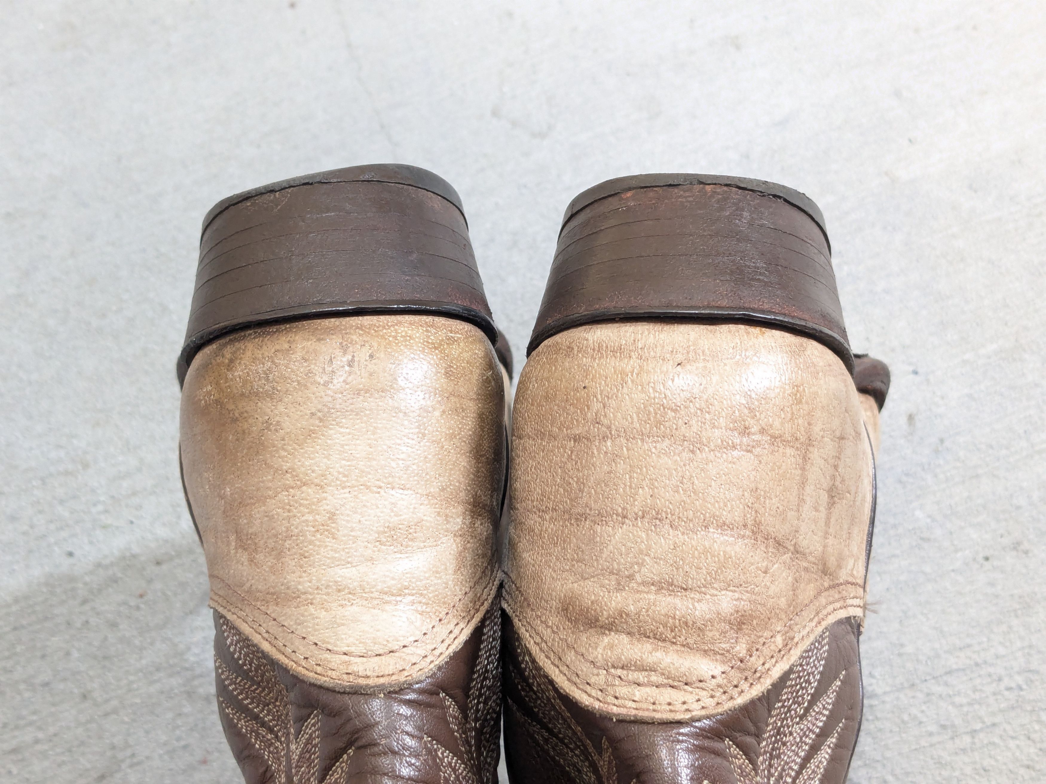 Nocona Boots Nocona Cowboy Boots 9 D Gray Leather Western Elephant Print Size US 8.5 / EU 41-42 - 12 Thumbnail
