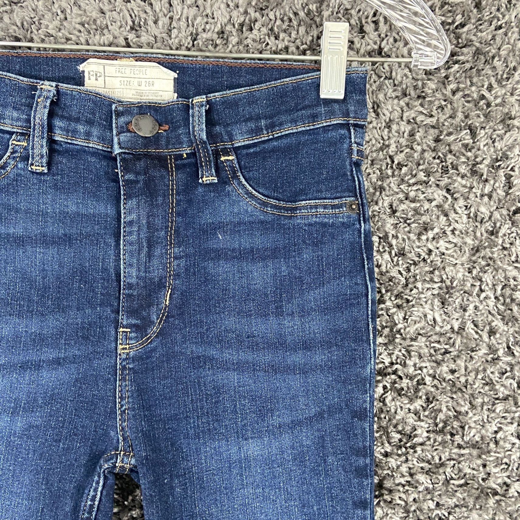 Free People Free People Jeans Women’s 26R Blue Skinny Denim Pockets Size 26" / US 2 / IT 38 - 3 Thumbnail