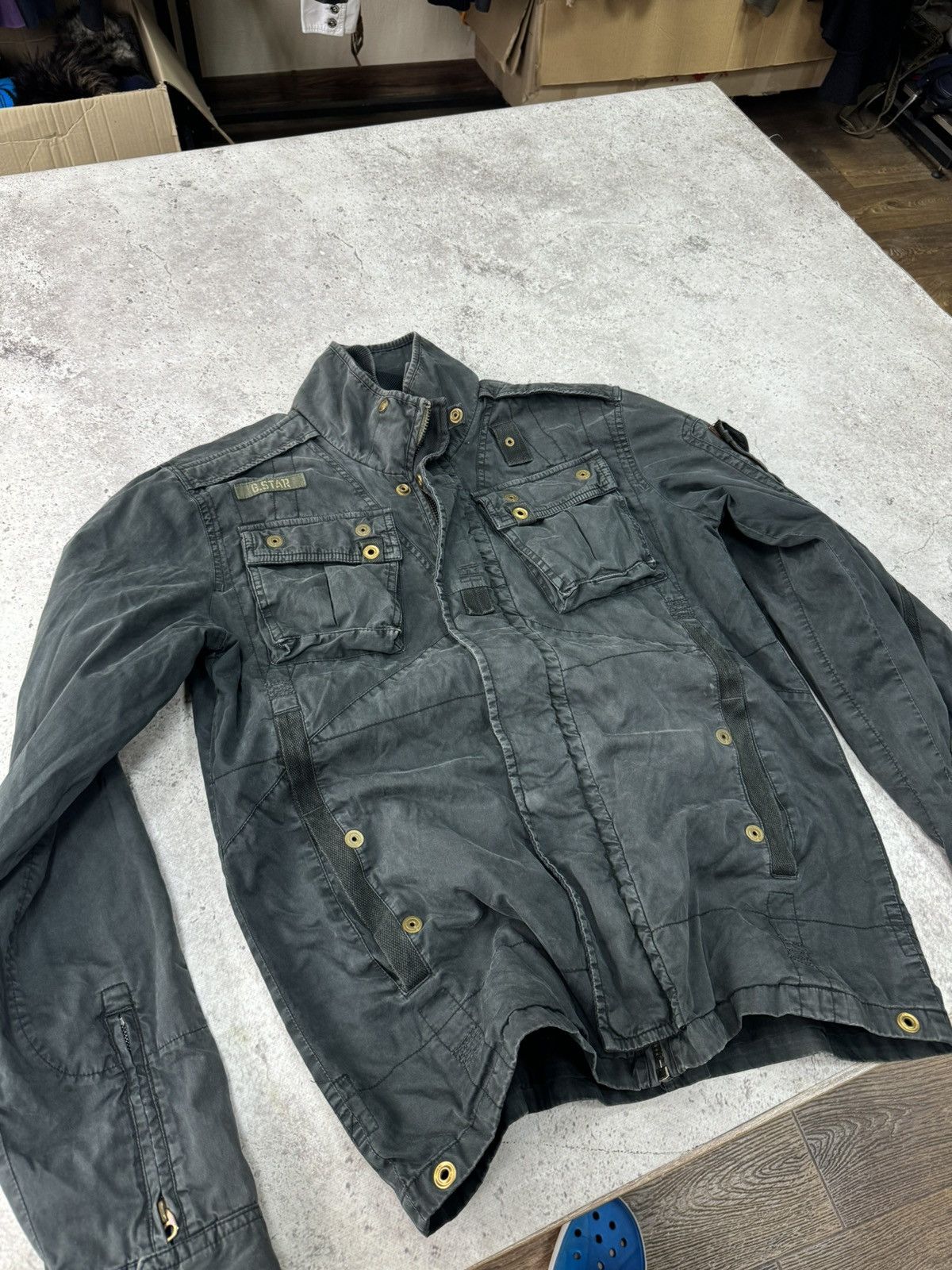 G-Star Vintage Faded Balenciaga Junya Watanabe Style Jacket Size US M / EU 48-50 / 2 - 3 Thumbnail