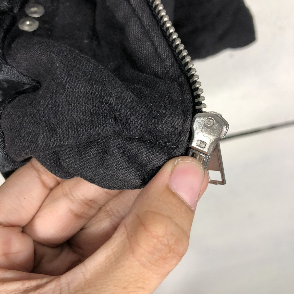 Hysteric Glamour 🔥BACKS BIKER JACKET CARGO BUTTON PUNK DESIGN Size US M / EU 48-50 / 2 - 19 Thumbnail