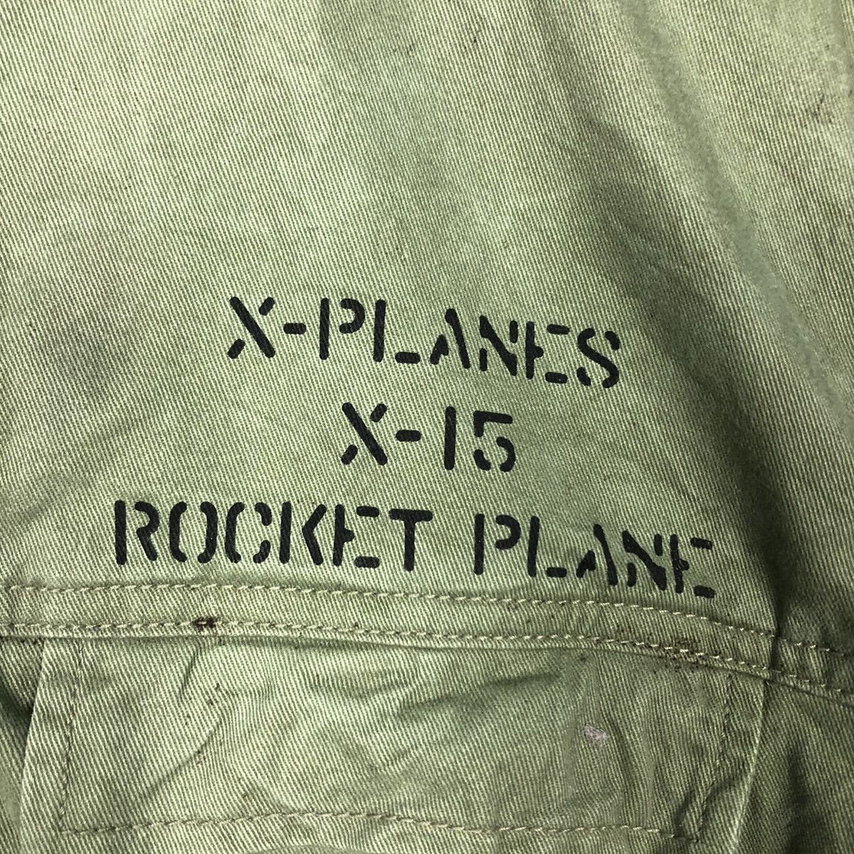Avirex 📌Vintage Military Avirex Duck Canvas Rocket Plane Size US L / EU 52-54 / 3 - 18 Thumbnail