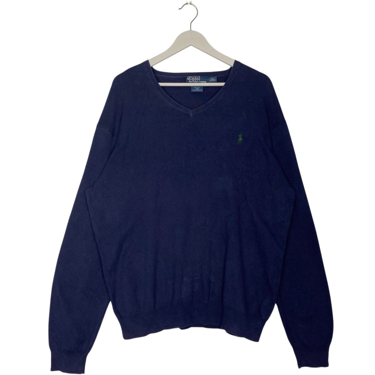 Vintage Vintage Polo Ralph Lauren Small Pony Sweatshirt NavyBlue Size US XL / EU 56 / 4 - 1 Thumbnail