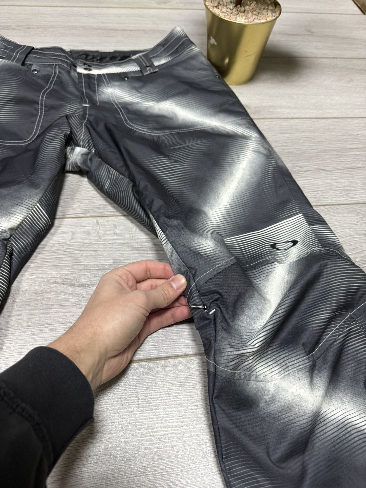 Vintage Oakley vintage ski flared snow pants Size US 30 / EU 46 - 3 Thumbnail