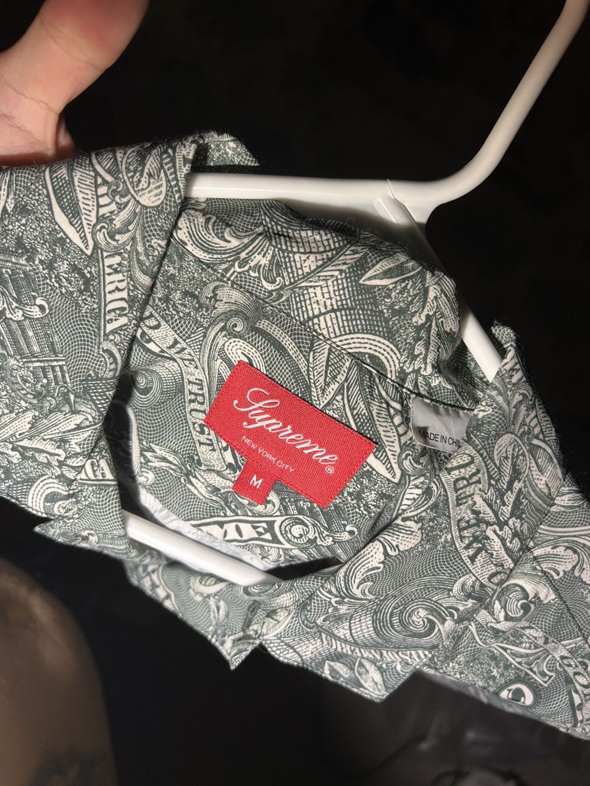 Supreme Supreme Spring 2023 Dollar sign button up Size US M / EU 48-50 / 2 - 3 Thumbnail