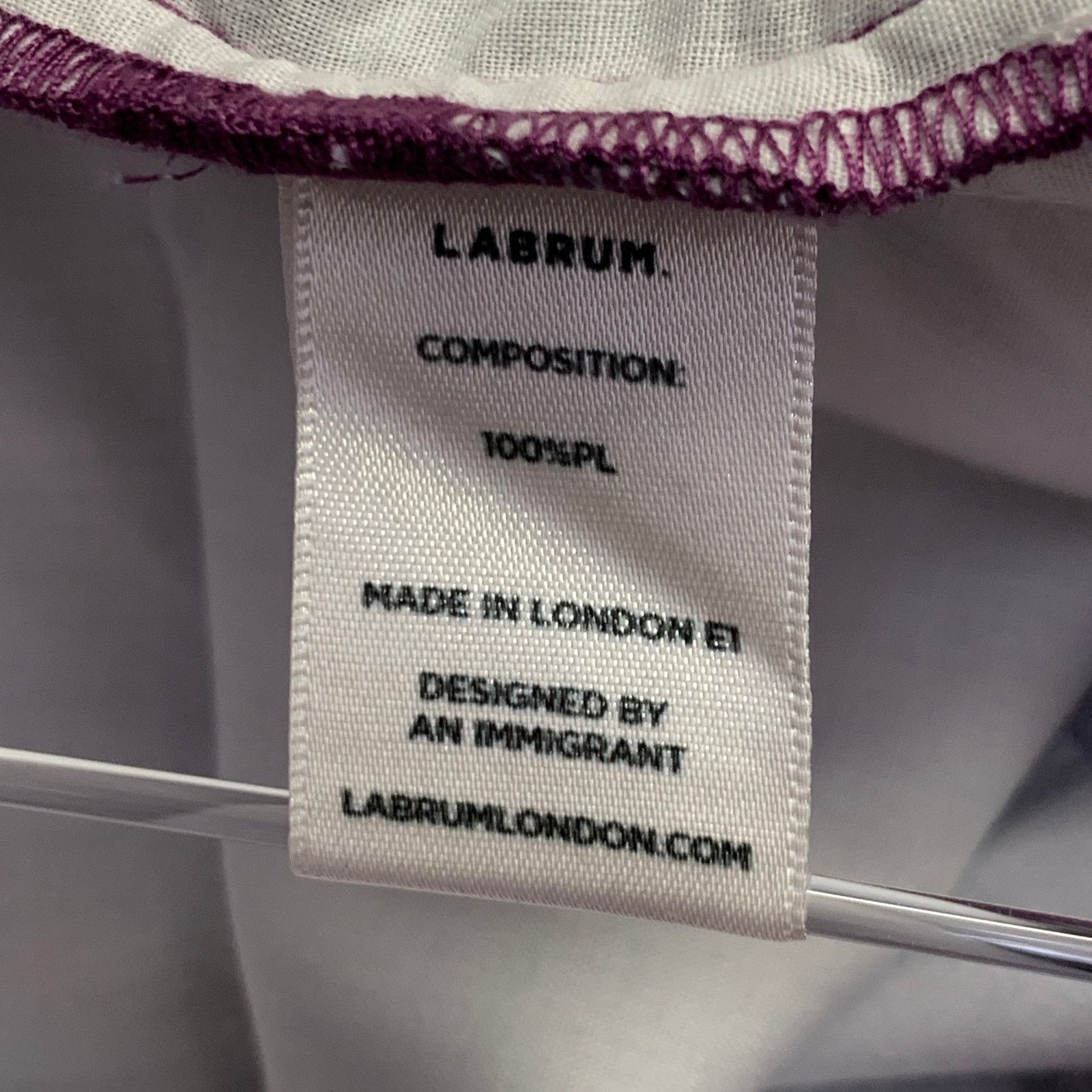 Other Size 32 Purple Polyester Herringbone Pleated Dress Pants Size US 32 / EU 48 - 8 Thumbnail