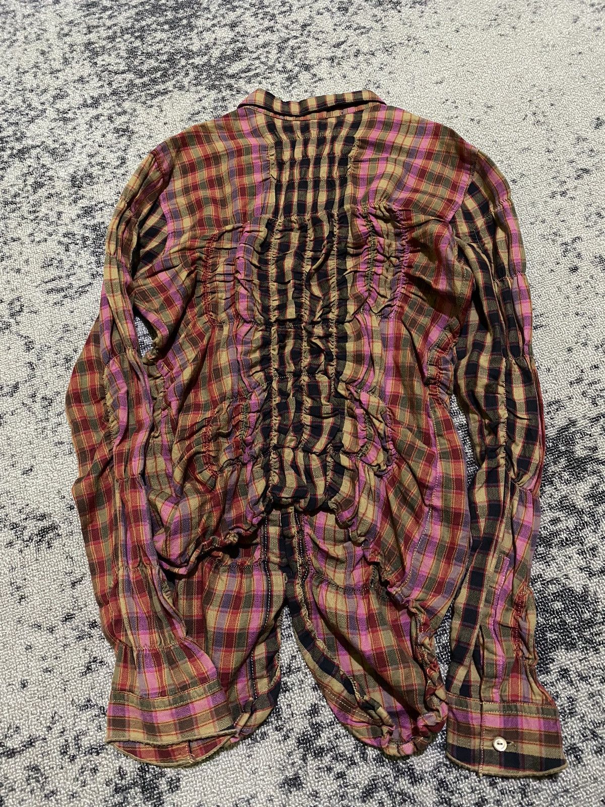 Marithe + Francois Girbaud Le jean de marithe fracois girbaud plaid shirt Size M / US 6-8 / IT 42-44 - 5 Thumbnail