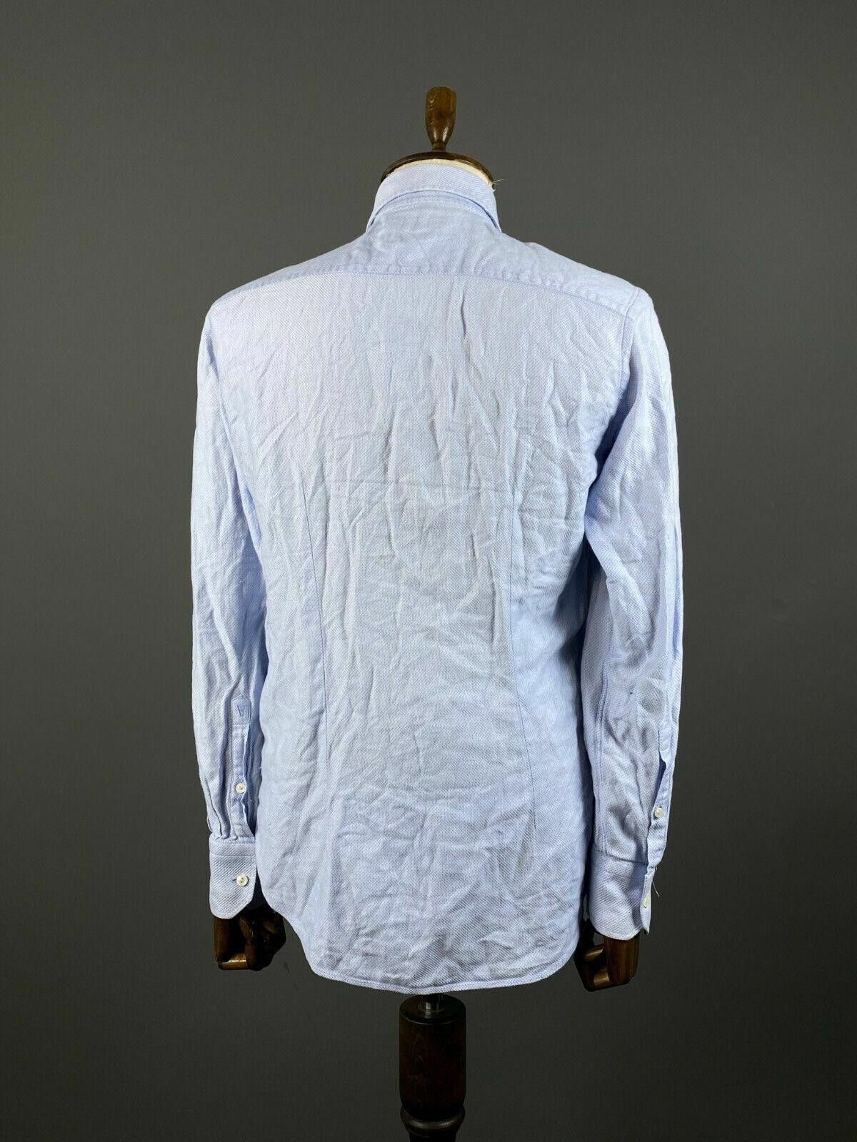 Designer Men Versace Collection City Blue Shirt Size 40 / 15.75 Size US M / EU 48-50 / 2 - 6 Thumbnail