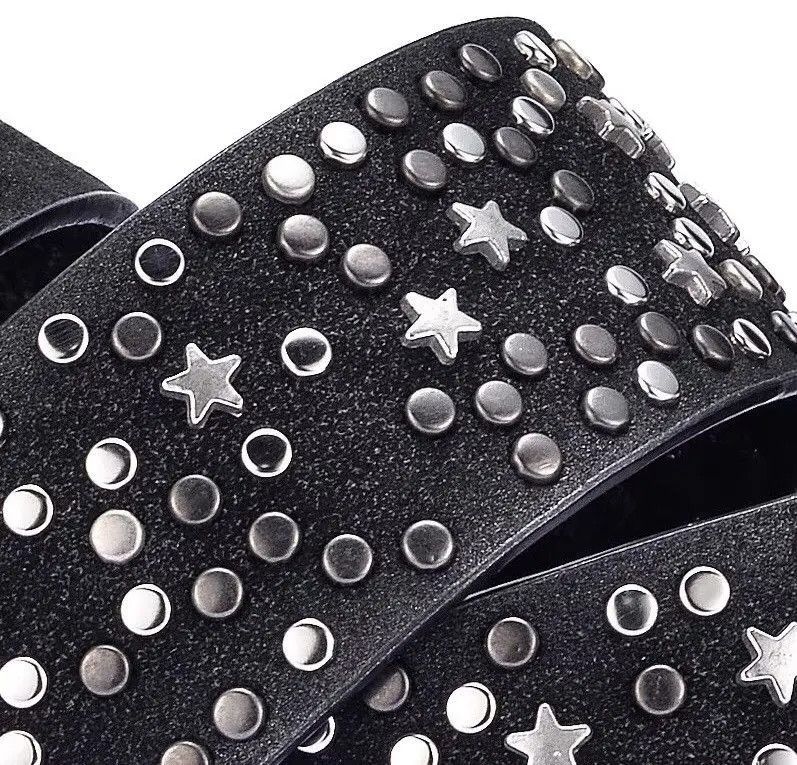 Japanese Brand × Vintage Retro punk rock multi star stud belt Size ONE SIZE - 2 Thumbnail
