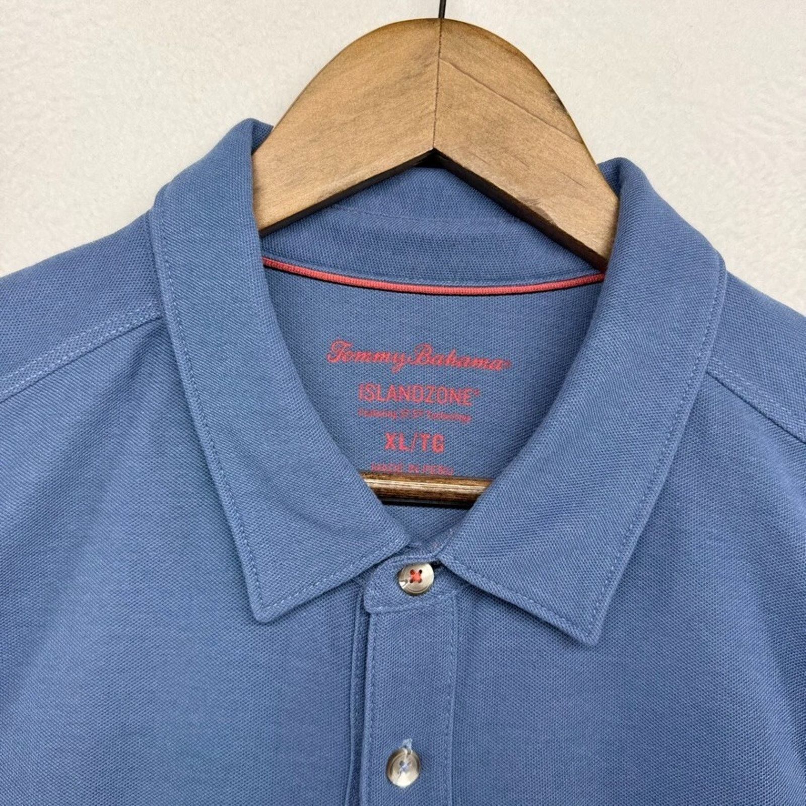 Tommy Bahama Tommy Bahama Shirt Mens XL Blue Islandzone Cotton Knit Size US XL / EU 56 / 4 - 6 Thumbnail