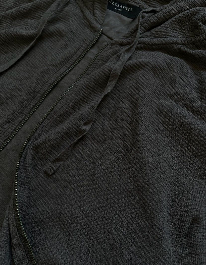 Allsaints × Vintage Vintage Allsaints Grey Zip-up Hoodie L Y2K Size US L / EU 52-54 / 3 - 5 Thumbnail