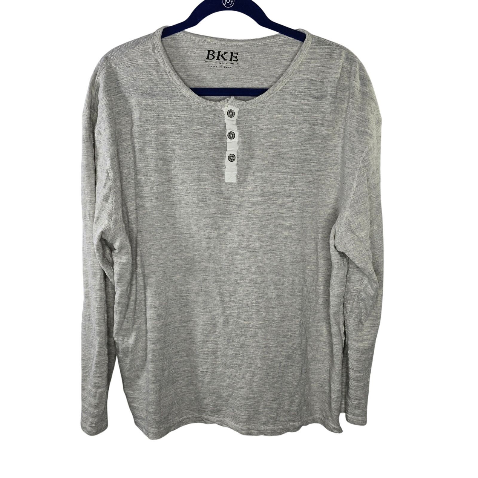 BKE Men's BKE Textured Long Sleeve Henley Top Size XL Size US XL / EU 56 / 4 - 1 Thumbnail