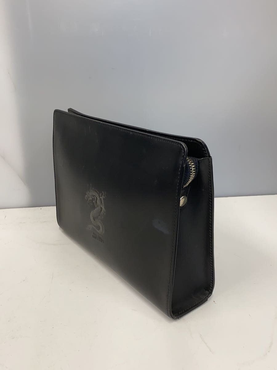 Jean Paul Gaultier Archive 1990s Dragon Motif Leather Clutch Bag Size ONE SIZE - 2 Thumbnail