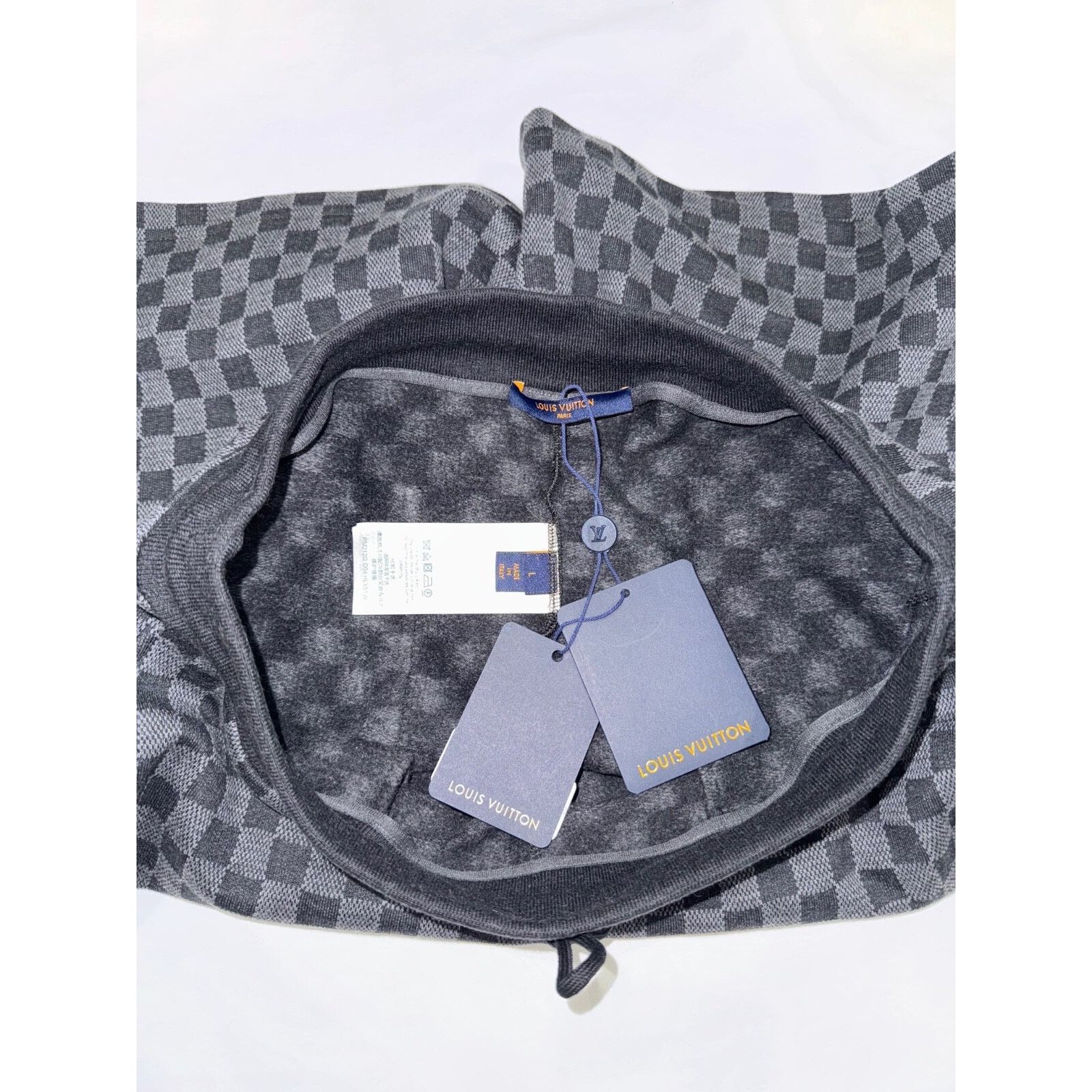 Louis Vuitton Louis Vuitton LVSE Damier Jacquard Gris Souri Grey Regular Size US 34 / EU 50 - 11 Thumbnail