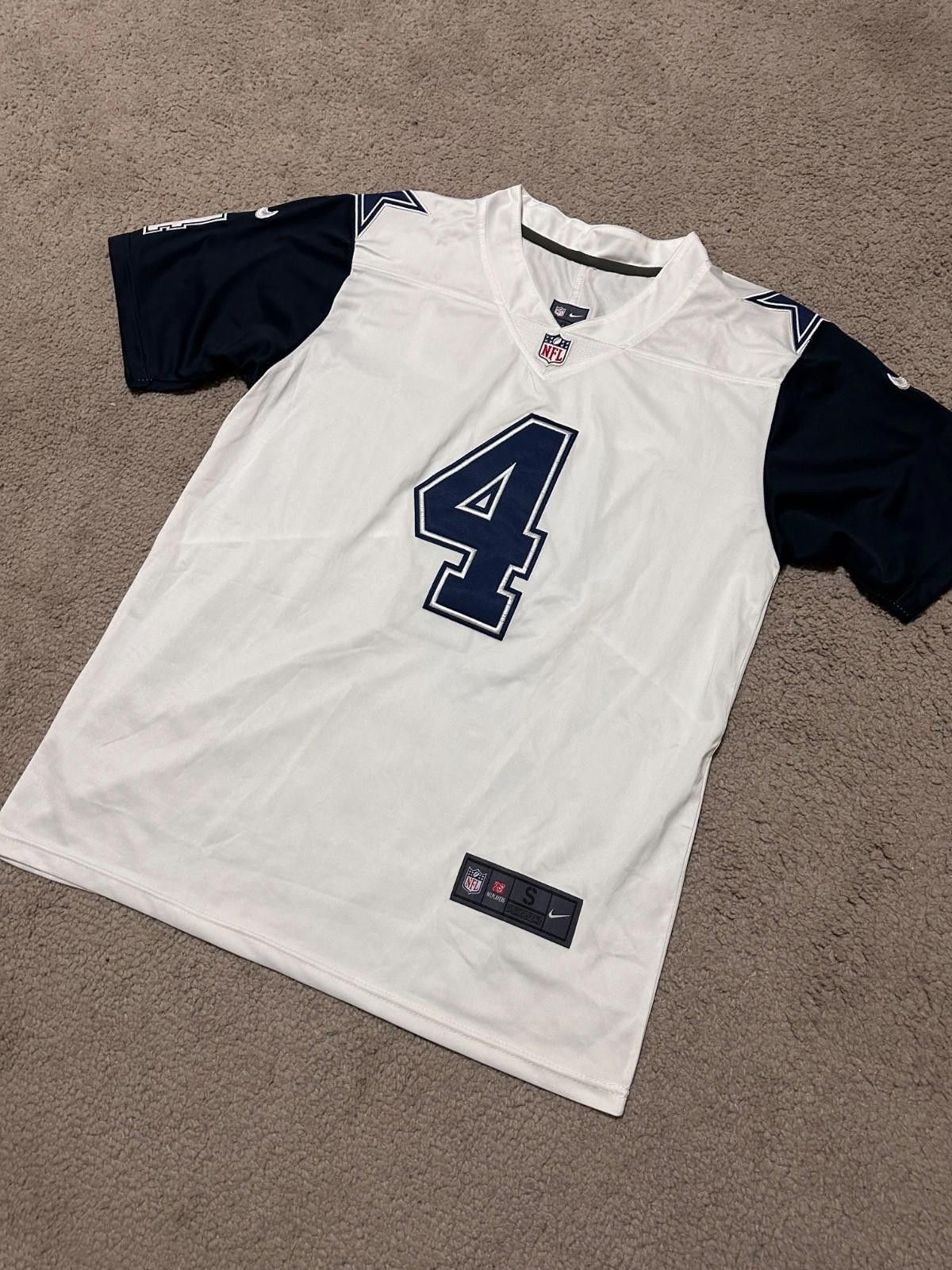 Nike Nike Vapor Limited Dak Prescott Dallas Cowboys NFL Jersey Size ONE SIZE - 2 Thumbnail