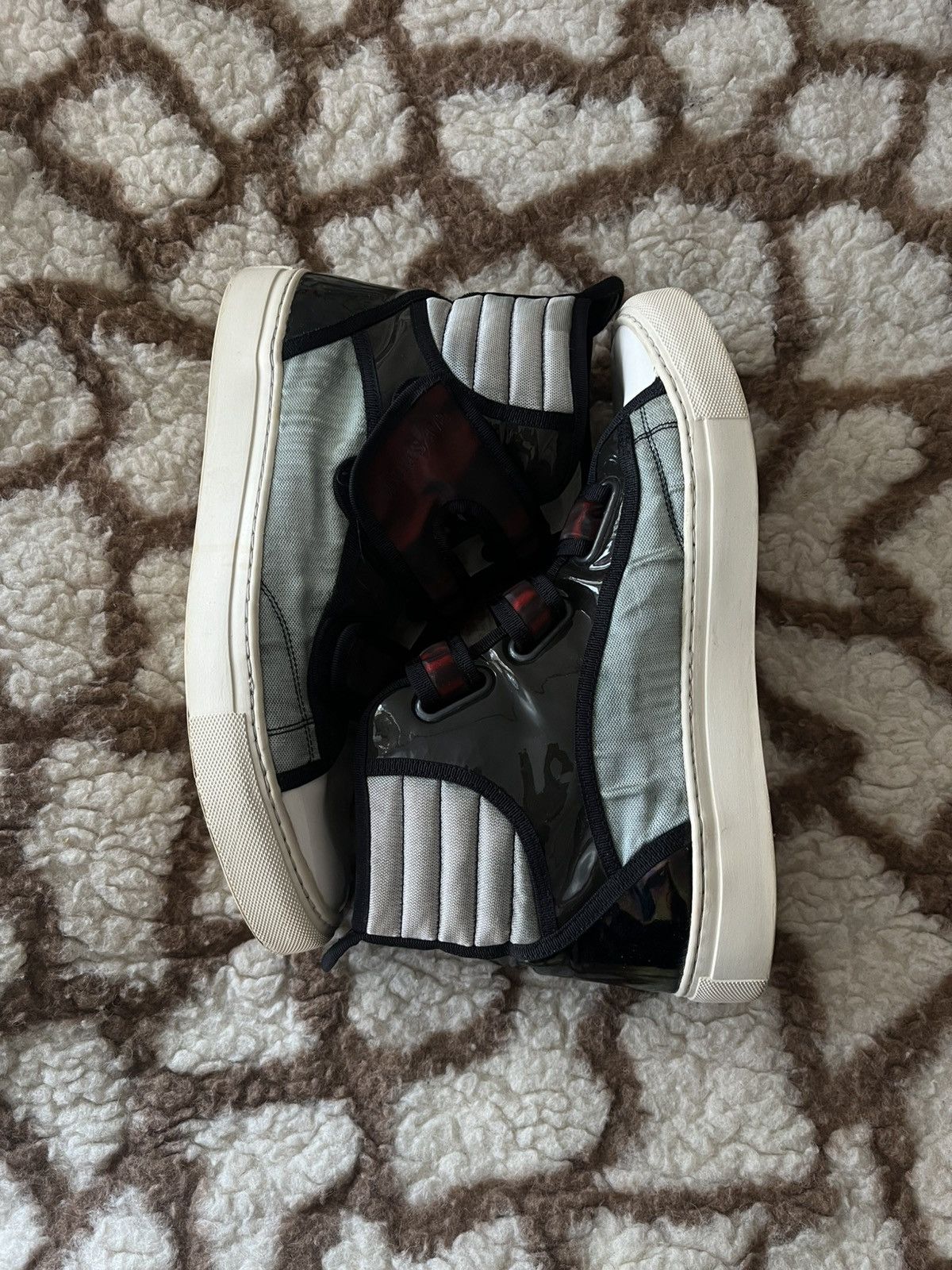 Raf Simons Raf Simons Velcro High Top Sneakers Size US 9 / EU 42 - 2 Thumbnail