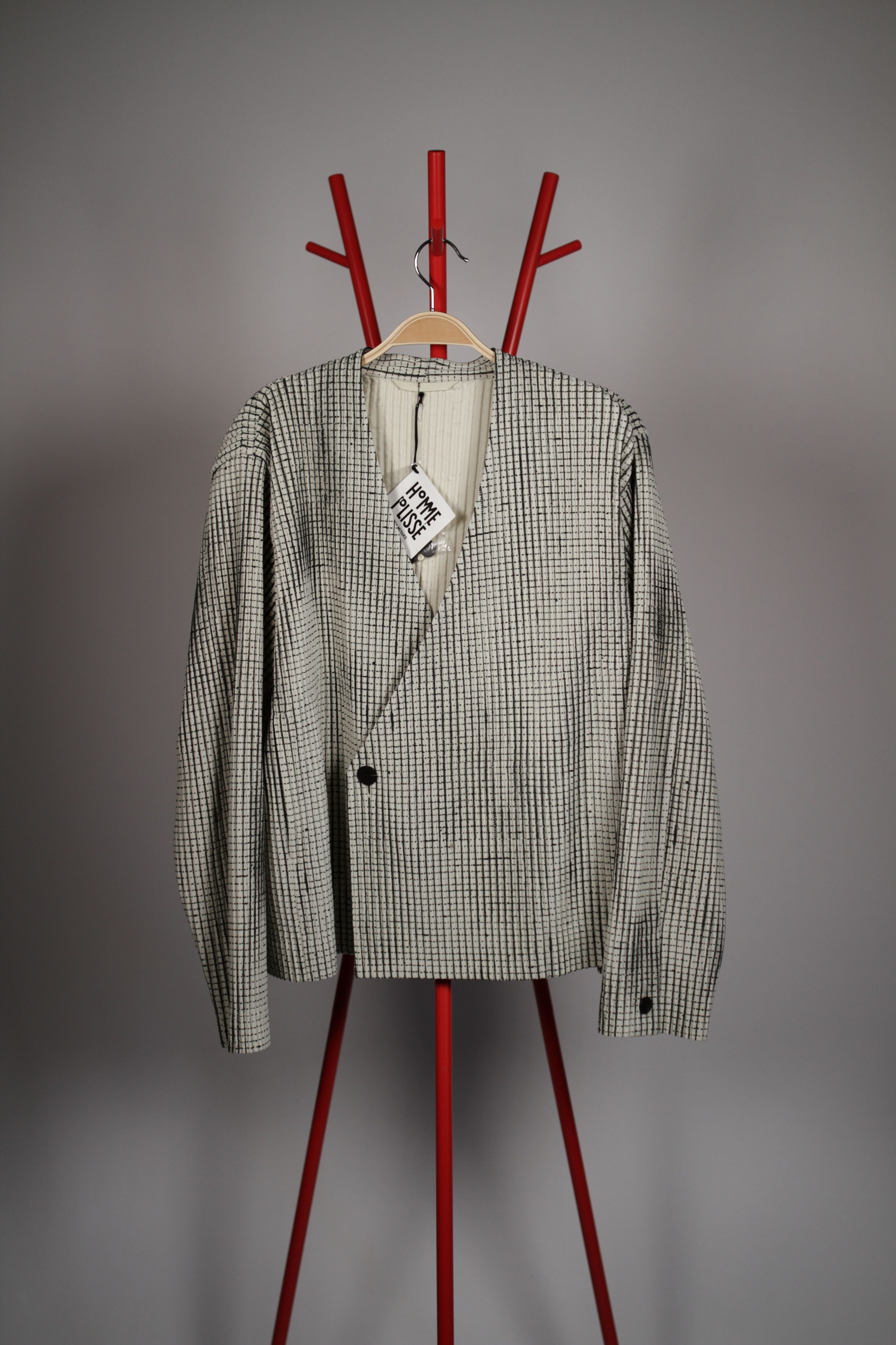 Issey Miyake Network Check Jacket Size US L / EU 52-54 / 3 - 1 Thumbnail
