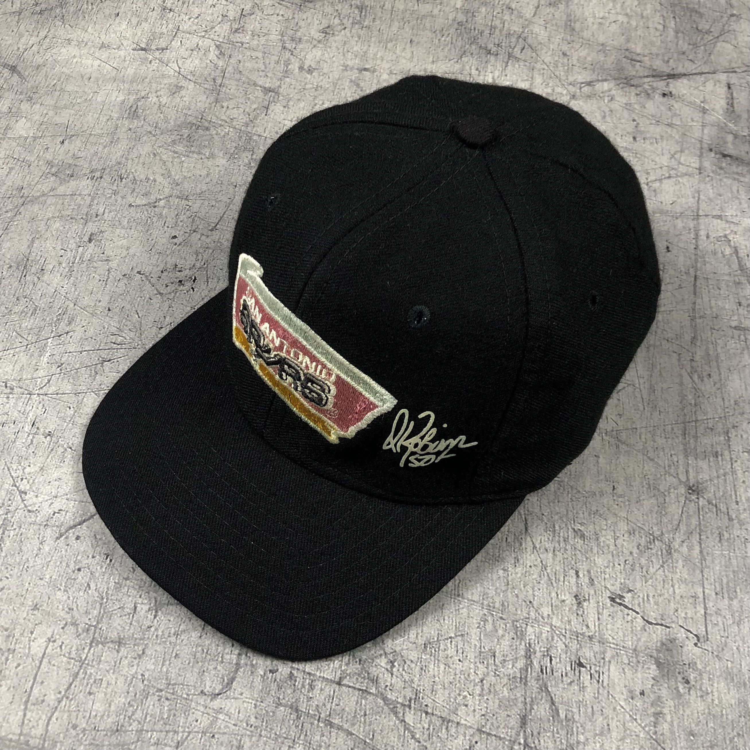 NBA Rare 90s NBA Spurs #50 Robinson San Antonio Cap Size ONE SIZE - 3 Thumbnail