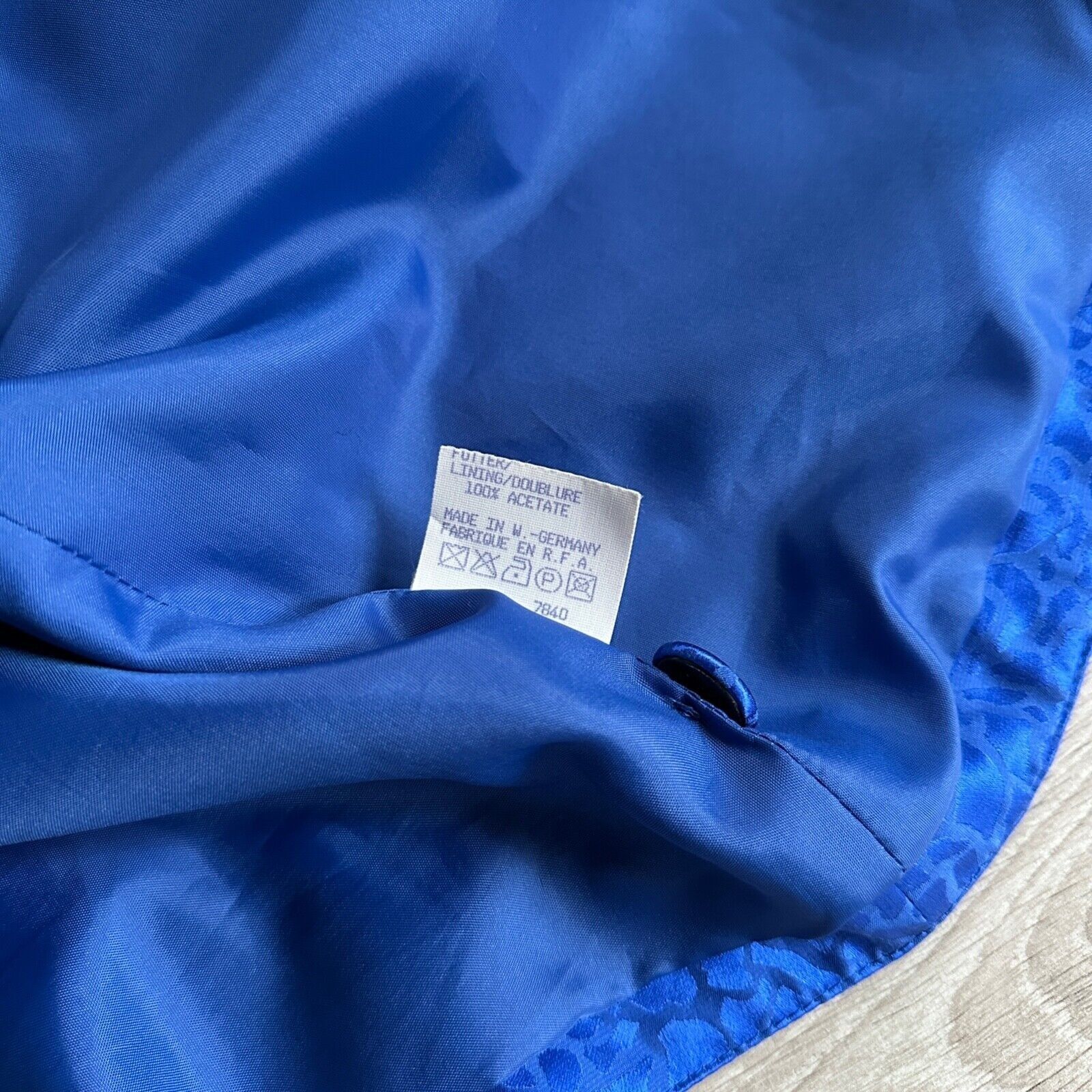 Givenchy Givenchy Vintage 80s Silk Blazer Jacket 8489AC Size L / US 10 / IT 46 - 7 Thumbnail