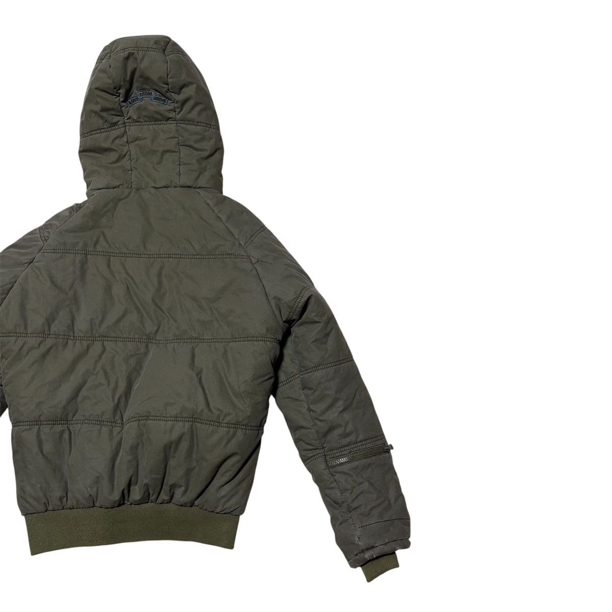 55DSL 2000s DIESEL 55DSL HOODED BOMBER JACKET Y2K Size US S / EU 44-46 / 1 - 9 Thumbnail