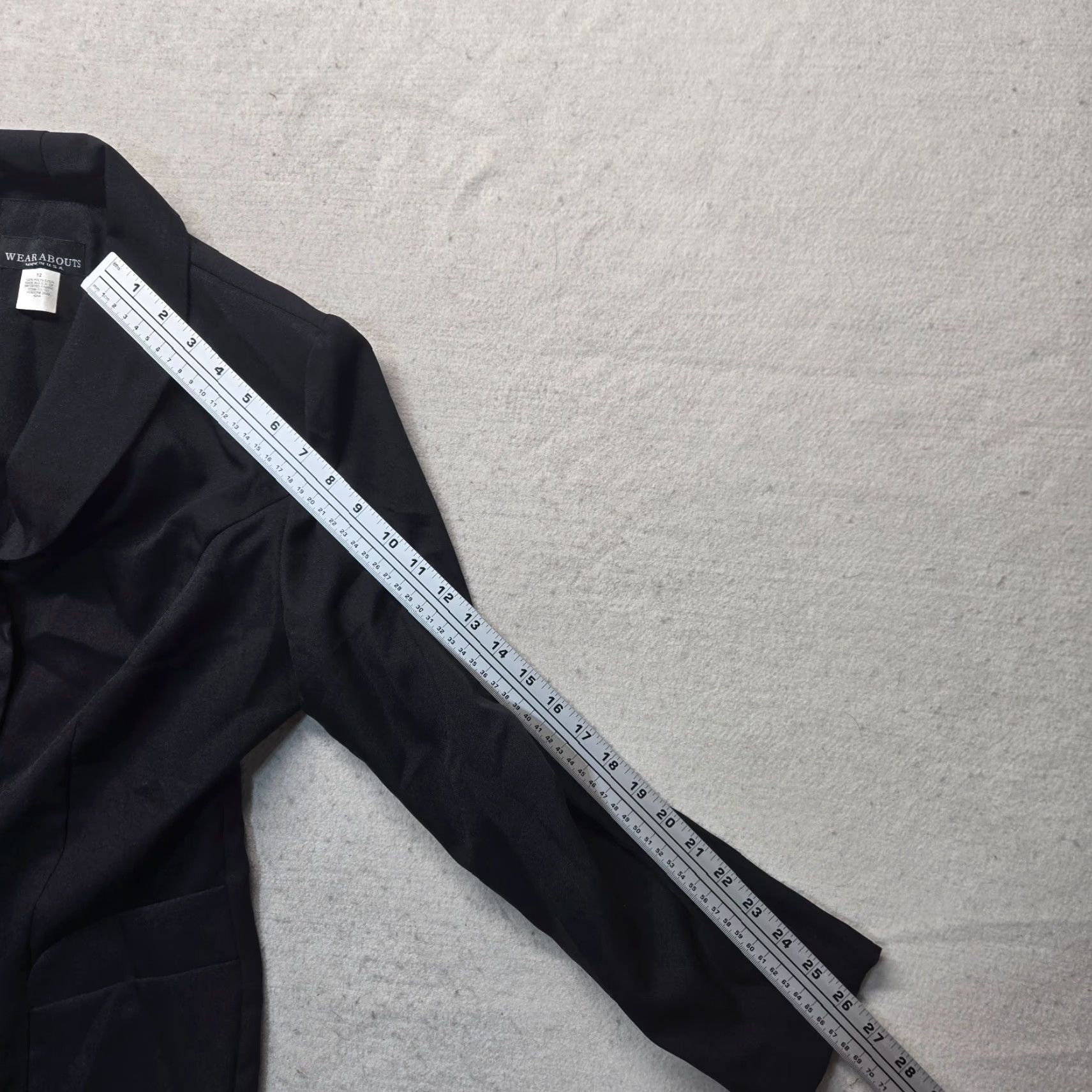 Vintage VINTAGE Wear Abouts Jacket Women's Black 12 Classic Event Office Career Size XL / US 12-14 / IT 48-50 - 6 Thumbnail