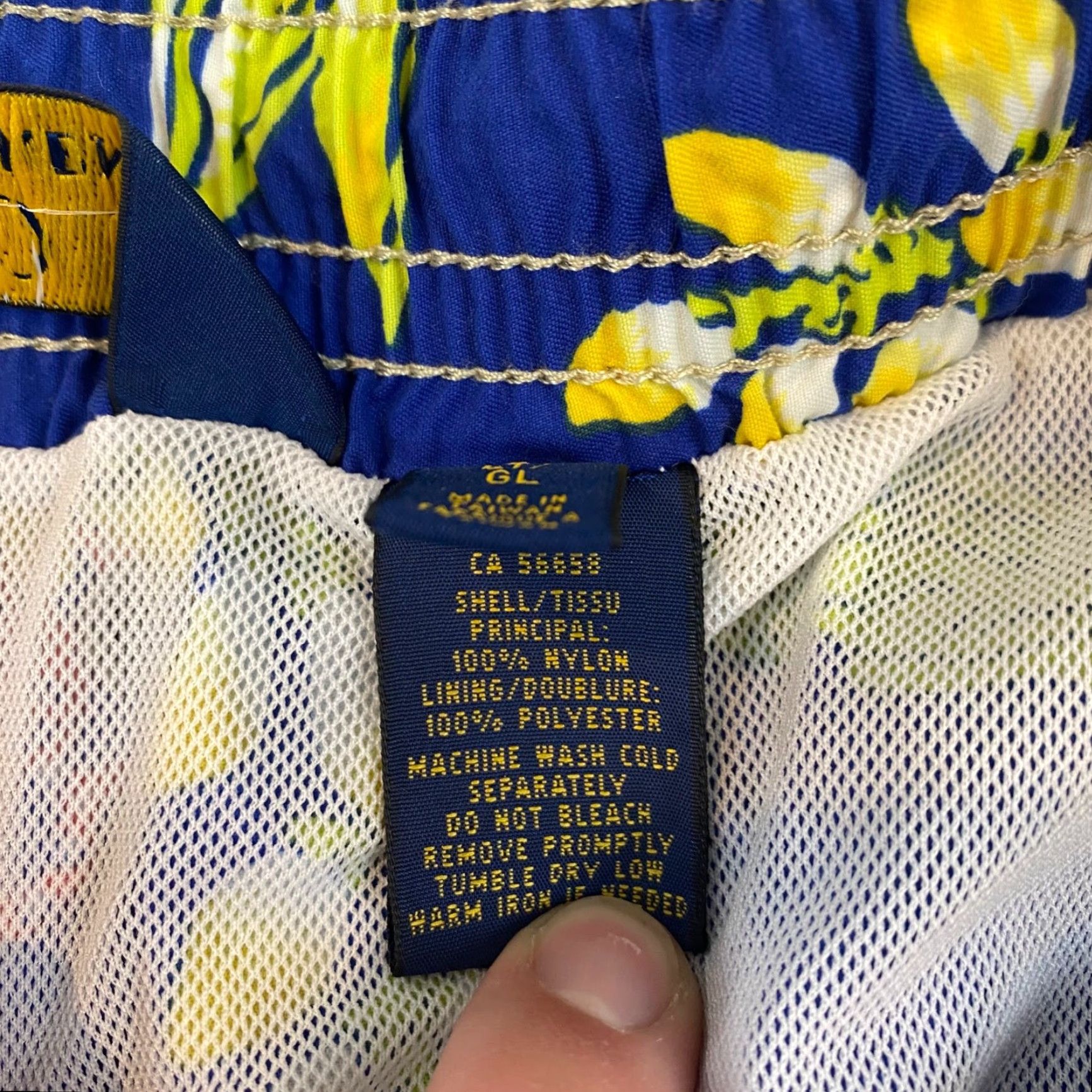Polo Ralph Lauren Polo Ralph Lauren Swim Trunks Men LT Large Tall Blue Floral Lined 7.5 Board Surf Size US L / EU 52-54 / 3 - 5 Thumbnail
