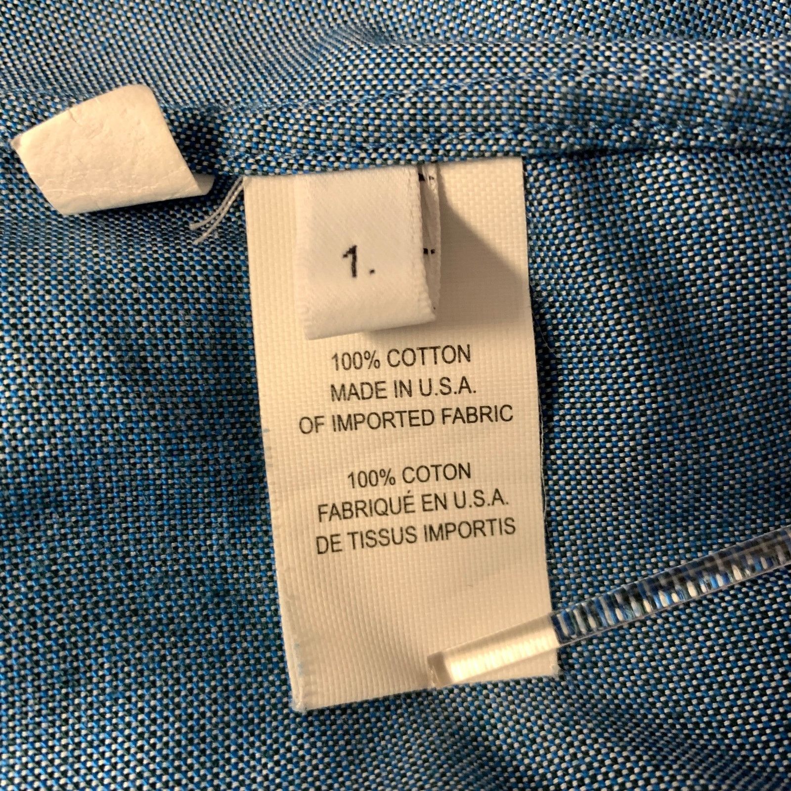 Thom Browne THOM BROWNE Size S Blue Cotton Button Down Long Sleeve Shirt Size US S / EU 44-46 / 1 - 7 Thumbnail