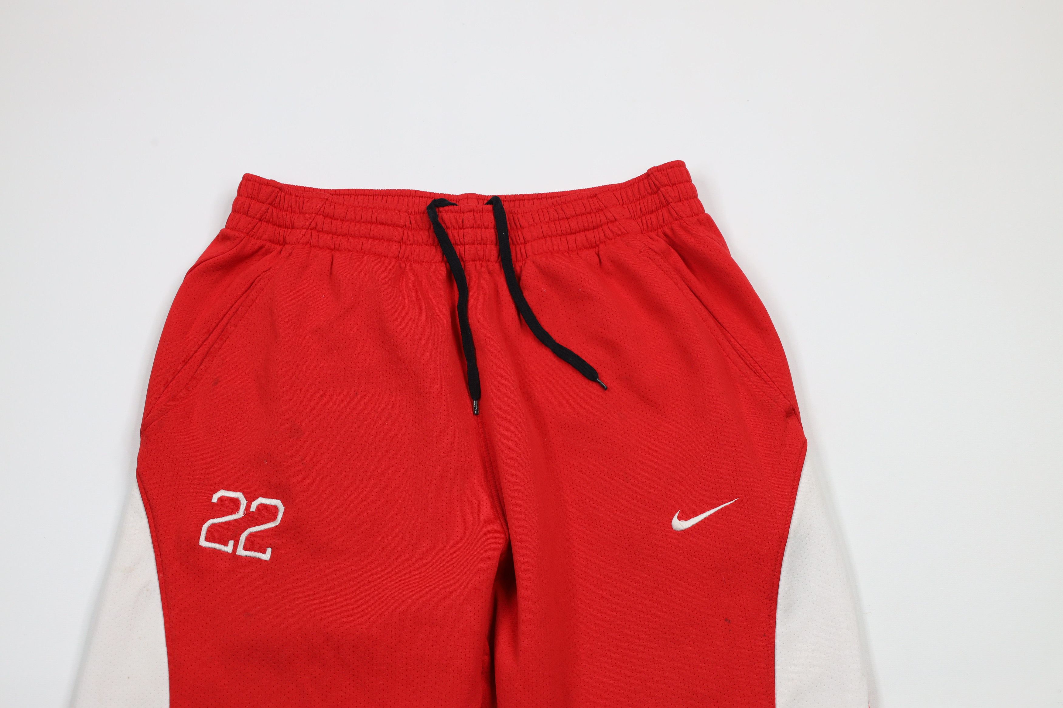 Nike × Vintage Vintage Nike Travis Scott Mini Swoosh Wide Leg Sweatpants Size 36 - 2 Thumbnail