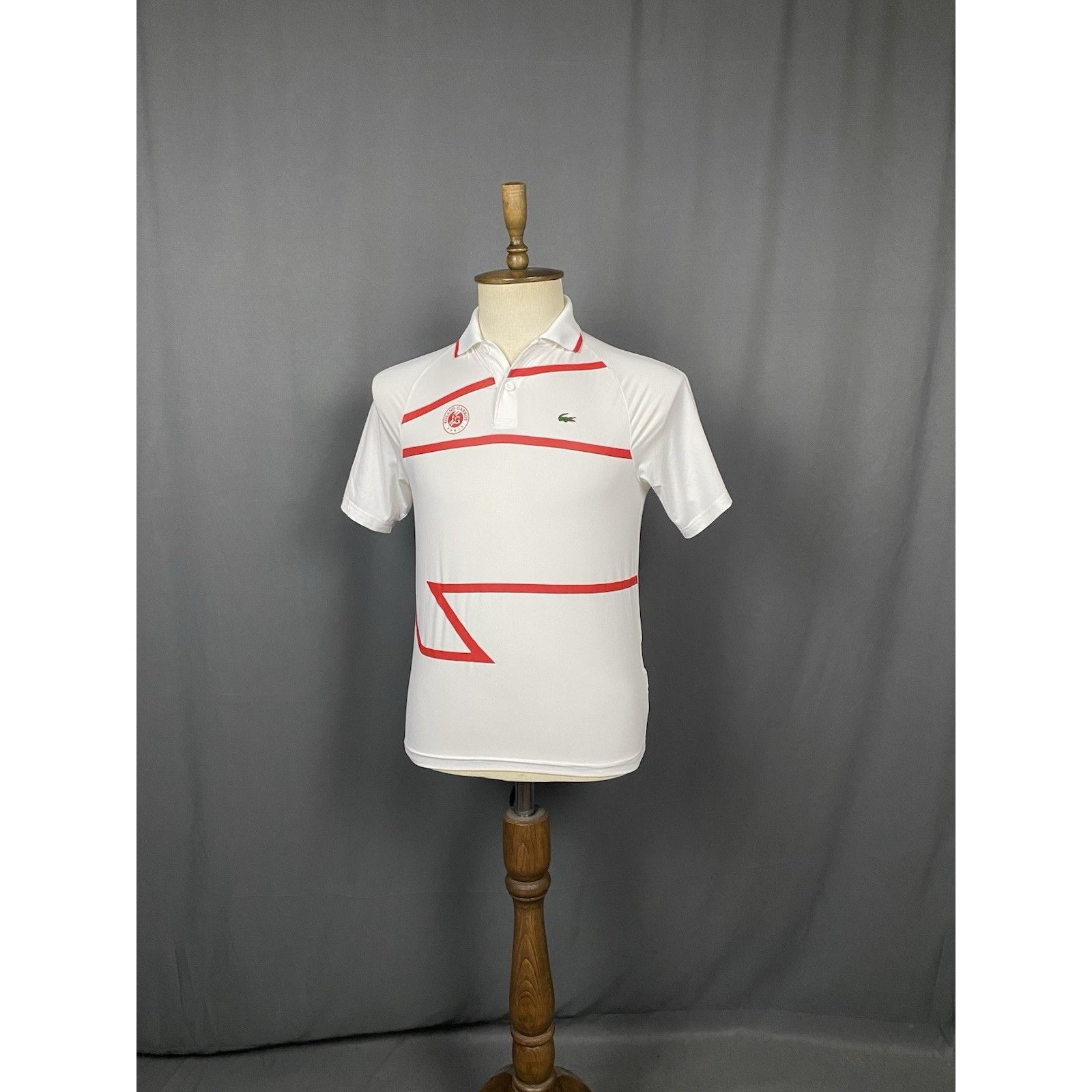 Lacoste Lacoste Roland Garros Ultra Dry Men's White Polo T-Shirt Siz Size US XS / EU 42 / 0 - 4 Thumbnail