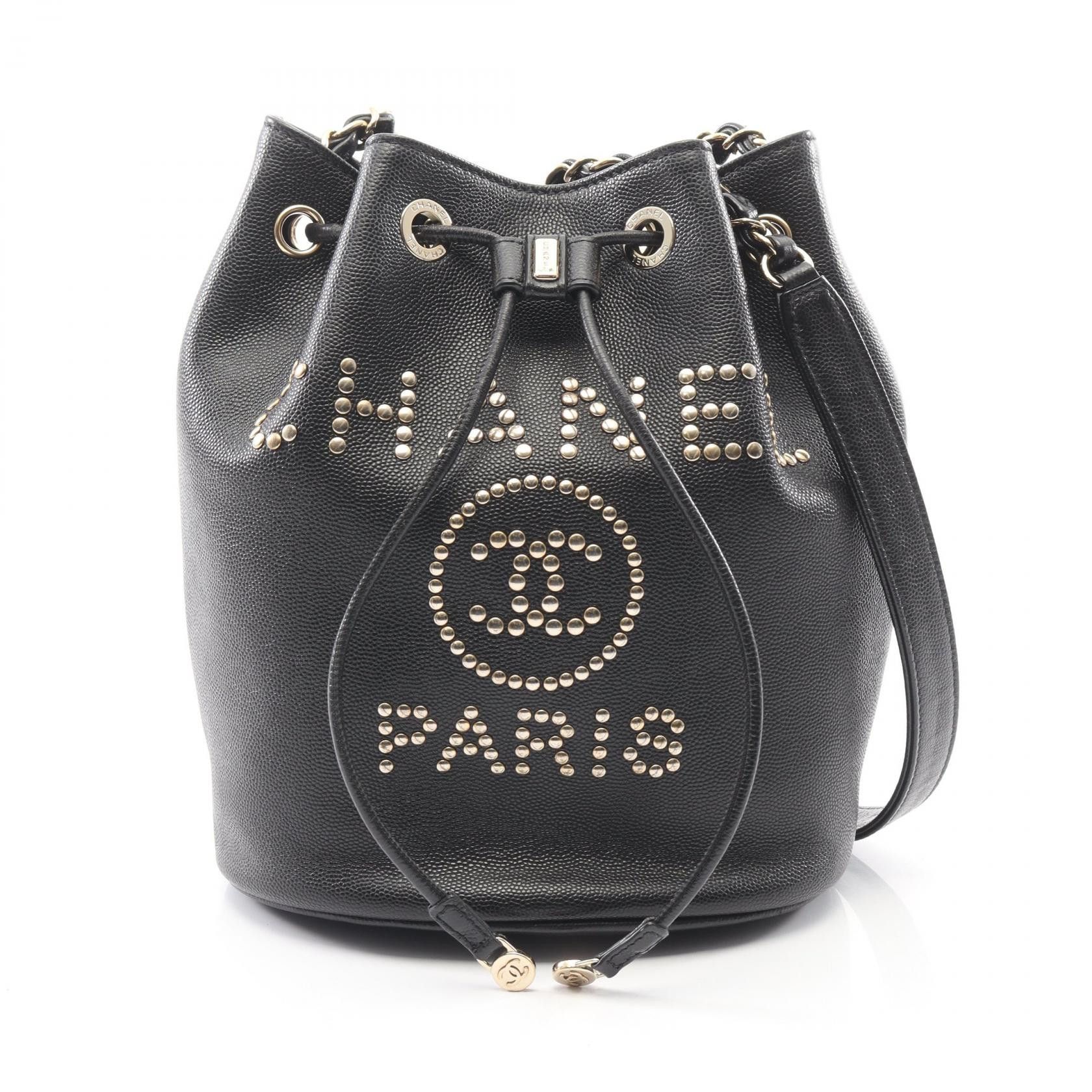 Chanel Chanel Chanel Deauville Leather Shoulder Bag Leather Shoulder Bag AS1045 DUTY FREE for USA Size ONE SIZE - 1 Thumbnail