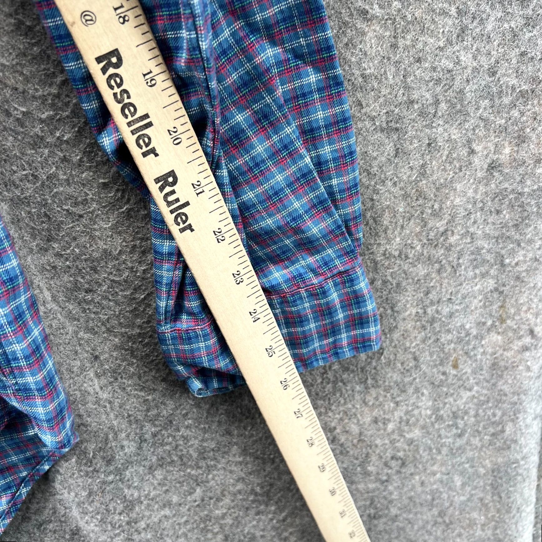 Polo Ralph Lauren VINTAGE Ralph Lauren Shirt Men XL Button-Down Plaid Oxford Classic Fit Blue Size US XL / EU 56 / 4 - 3 Thumbnail