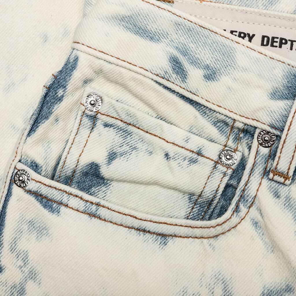 Gallery Dept. o1mle0825 Surf Side Wash Denim Pants in White Blue Size US 36 / EU 52 - 3 Thumbnail