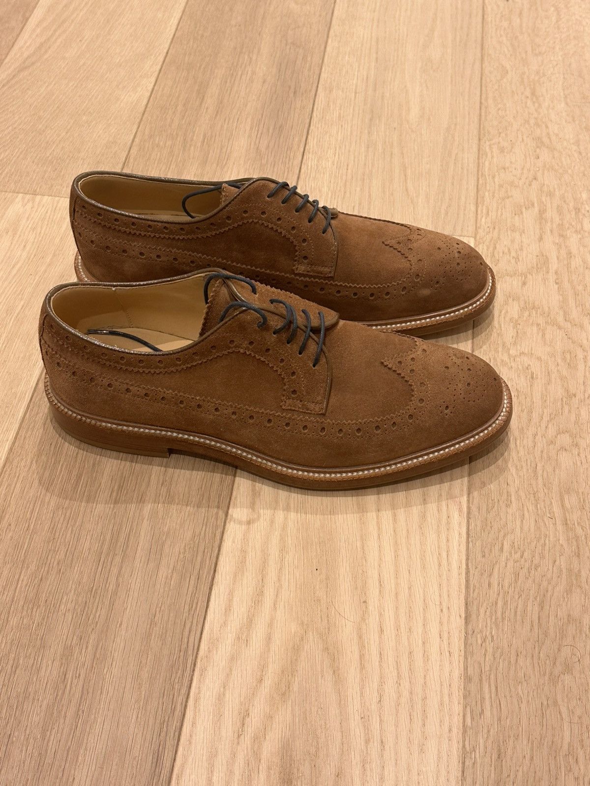 Brunello Cucinelli Brunello Cuccinelli Brogue longwing shoes Size US 10 / EU 43 - 4 Thumbnail