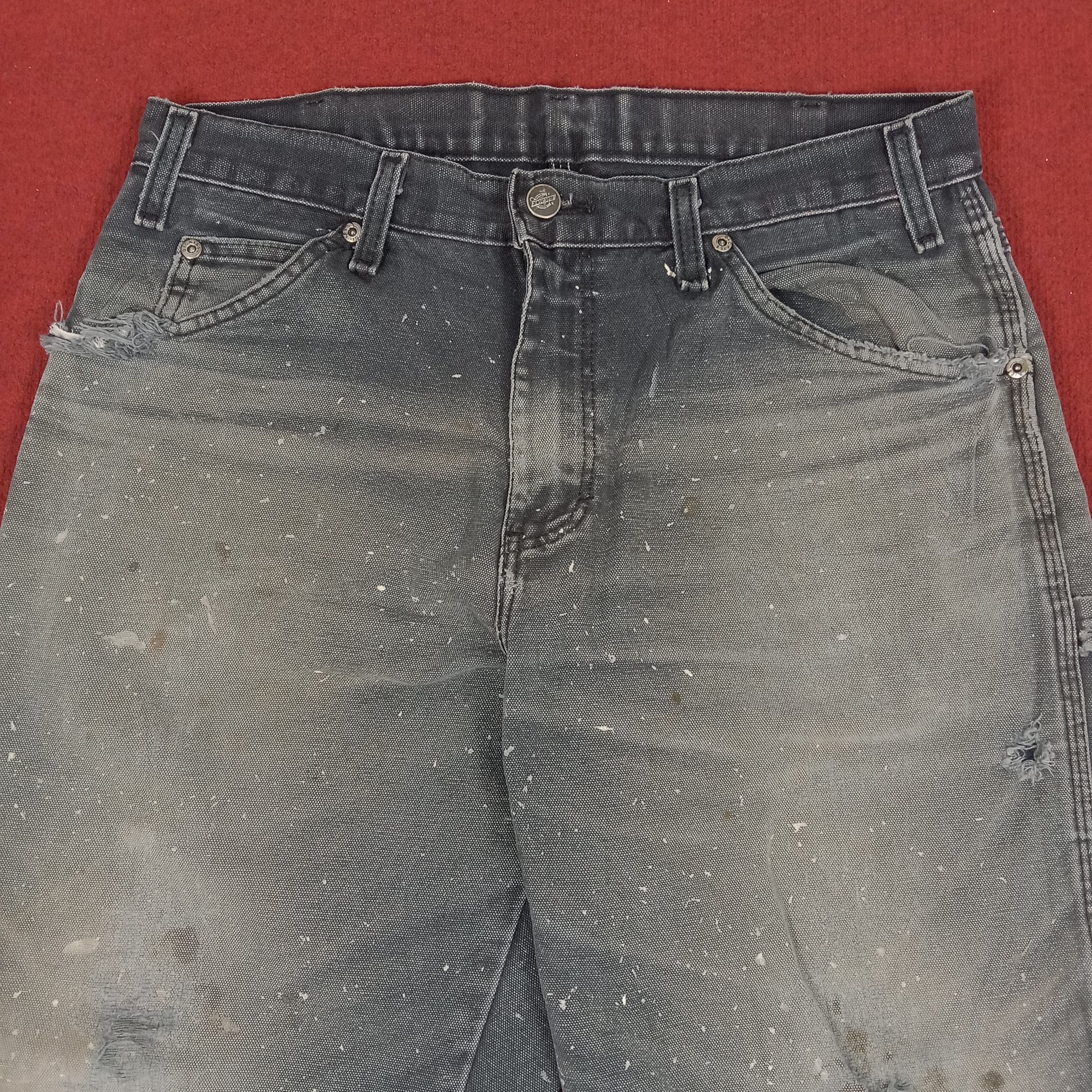 Dickies × Vintage Dickies Workwear Style Distressed Carpenter Pants Size US 31 - 5 Thumbnail