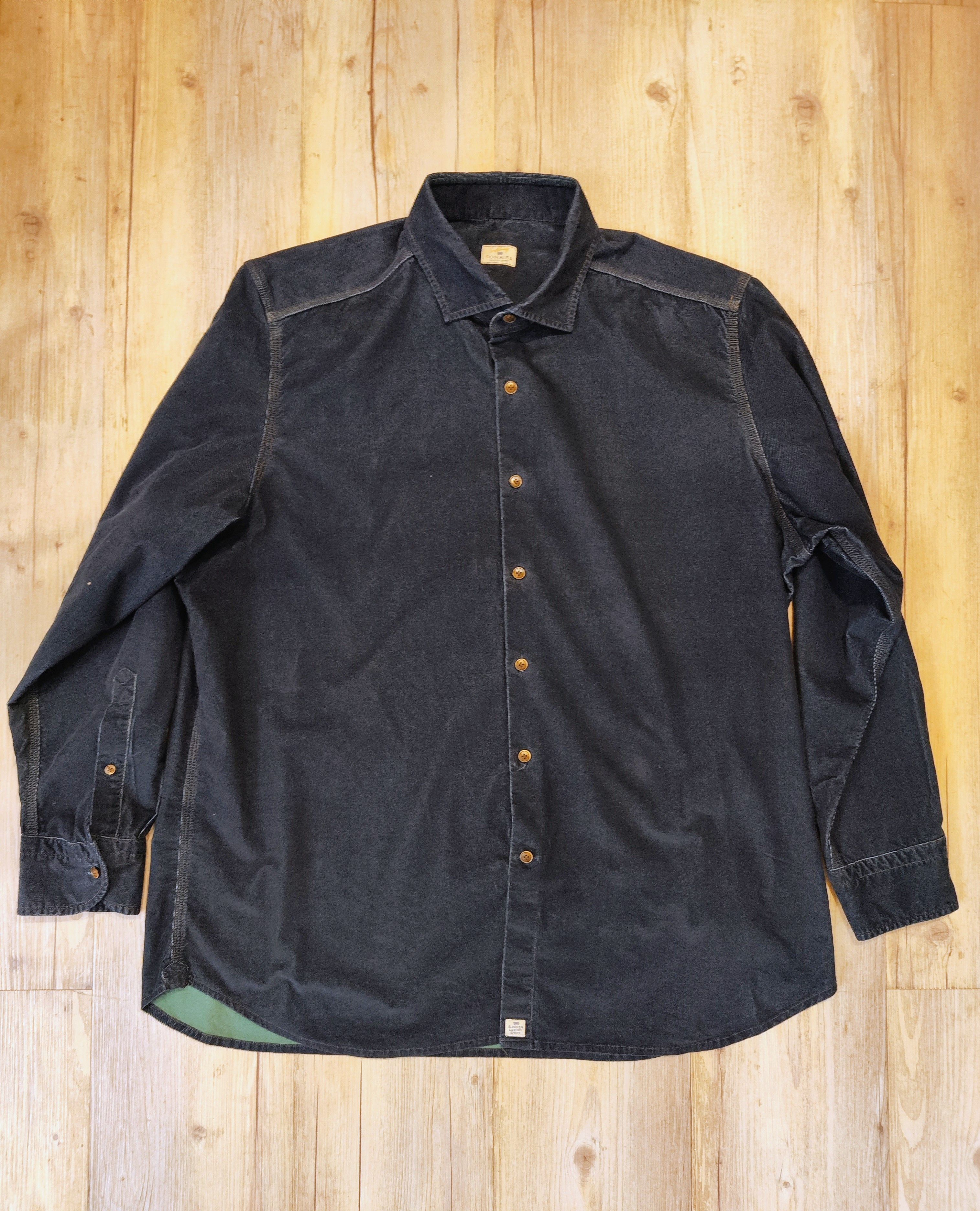 SONRA Sonrisa corduroy shirt.Like Brioni or Thom Browne Size US L / EU 52-54 / 3 - 2 Thumbnail