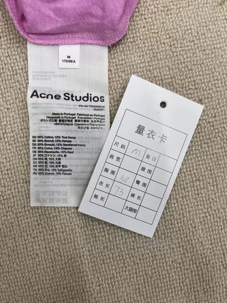 Acne Studios Acne Studios Pink Long Sleeve Shirt. Size US M / EU 48-50 / 2 - 4 Thumbnail