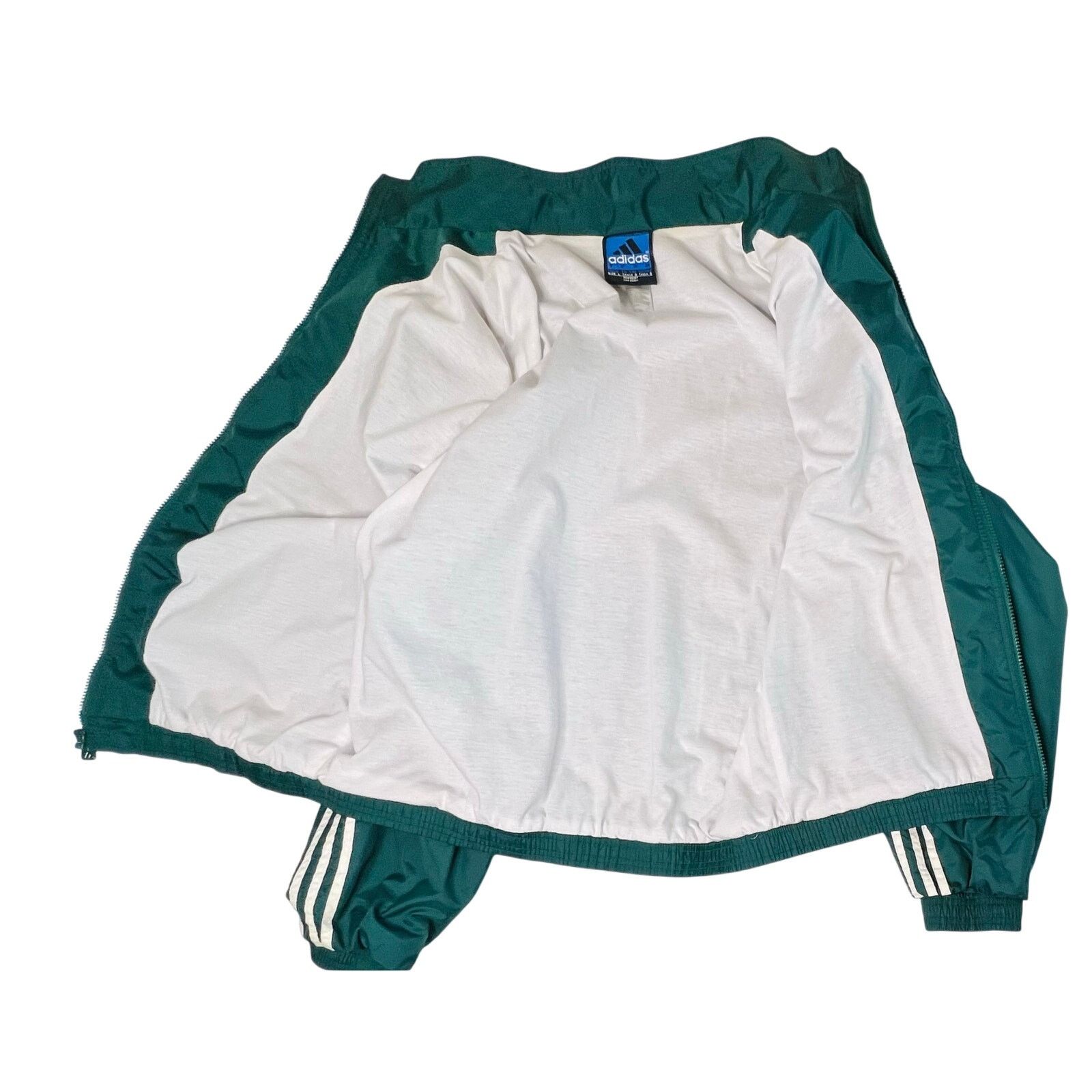 Adidas Adidas True to the Athlete/Sport Green Jacket LARGE Vintage Size US L / EU 52-54 / 3 - 3 Thumbnail