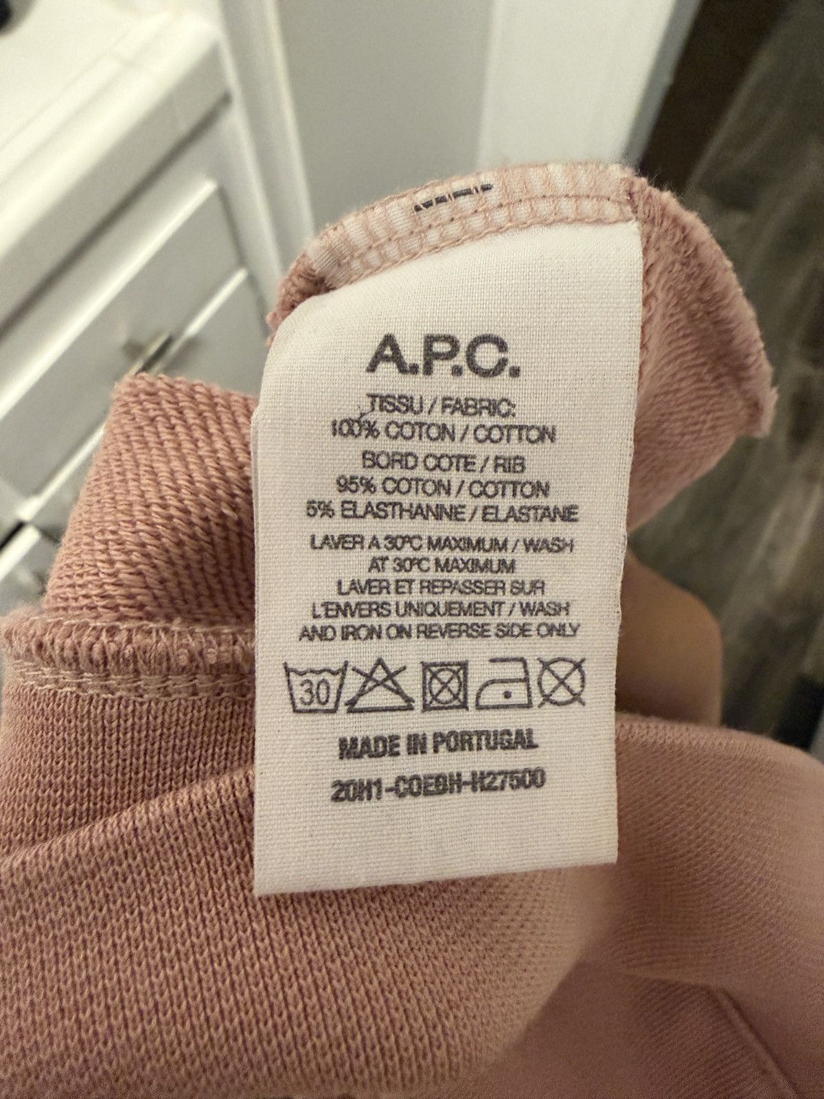 A.P.C. A.P.C. “Rue Madame” logo sweatshirt. Size US L / EU 52-54 / 3 - 4 Thumbnail