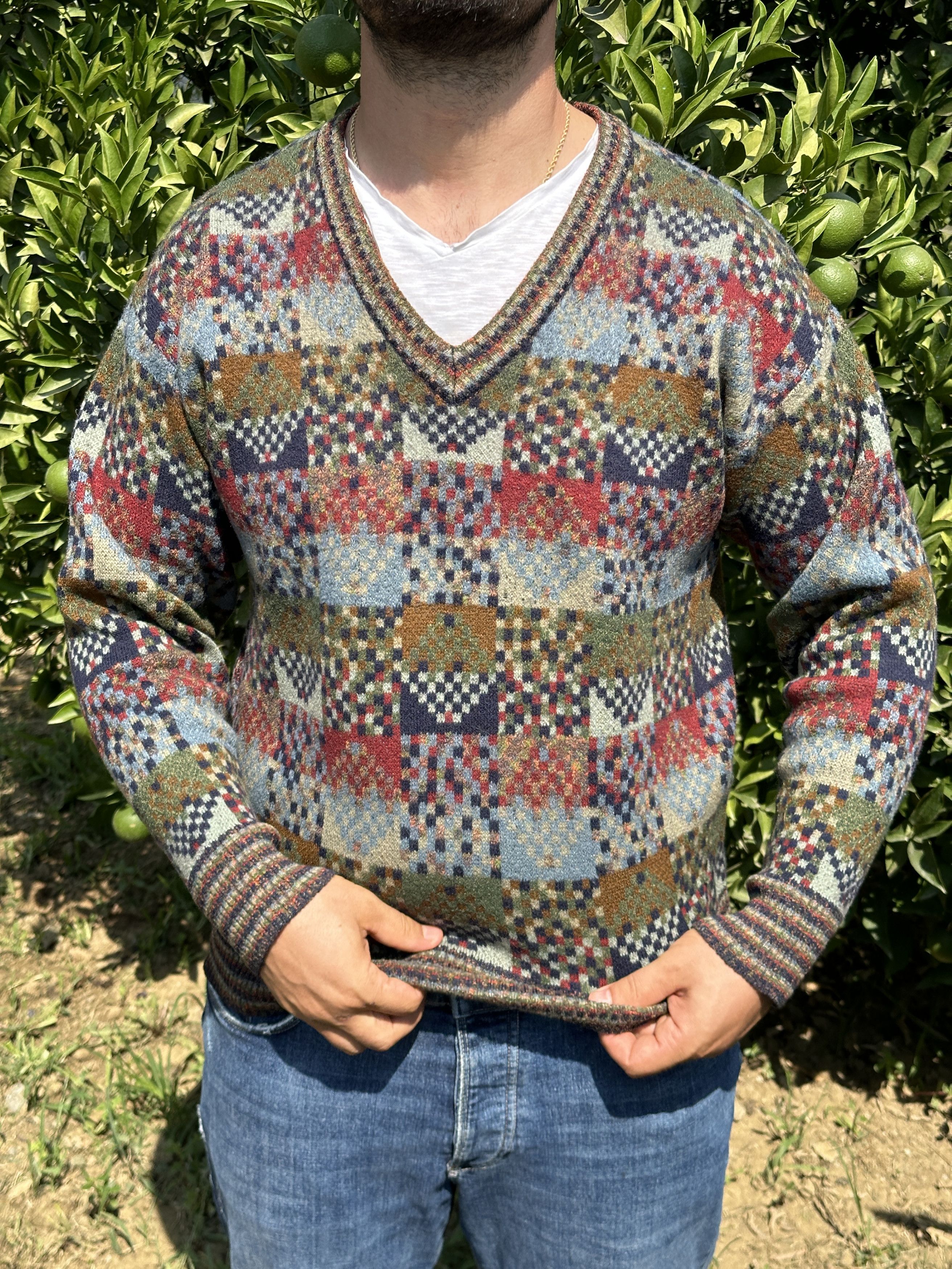 Missoni 1996 Missoni 3D Knit Jumper Retro Pullover Cosby Size XL Size US XL / EU 56 / 4 - 16 Thumbnail