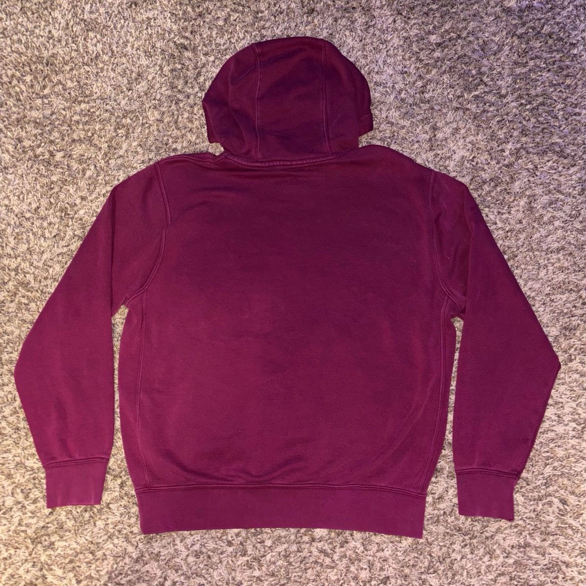Nike Nike Fleece Hoodie Maroon Size M Size US M / EU 48-50 / 2 - 2 Thumbnail