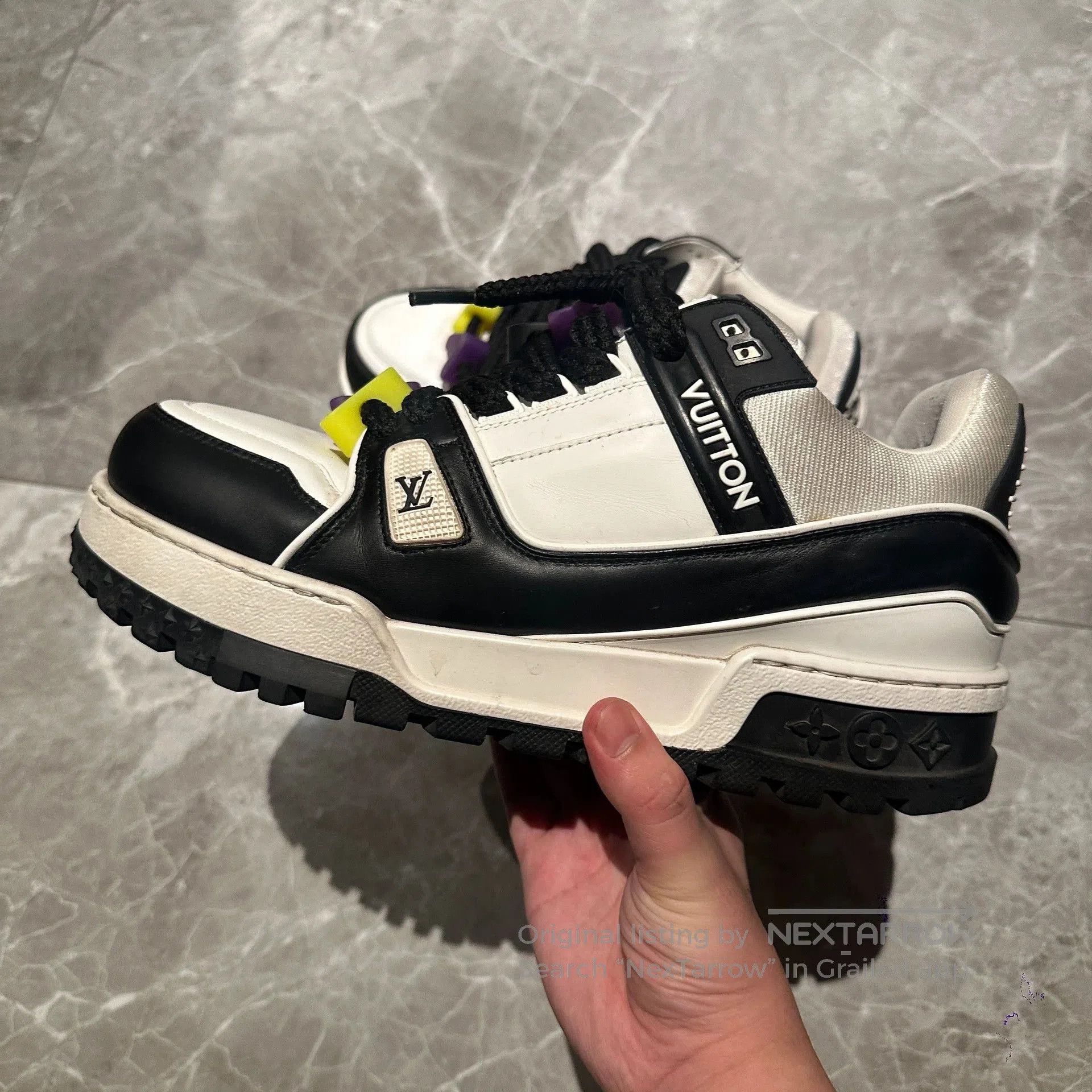 Louis Vuitton louis vuitton trainer maxi low. Size US 10.5 / EU 43-44 - 7 Thumbnail