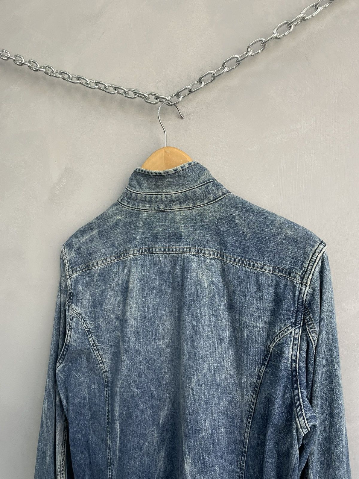 Diesel Y2K diesel denim jacket button up shirt Size US M / EU 48-50 / 2 - 7 Thumbnail