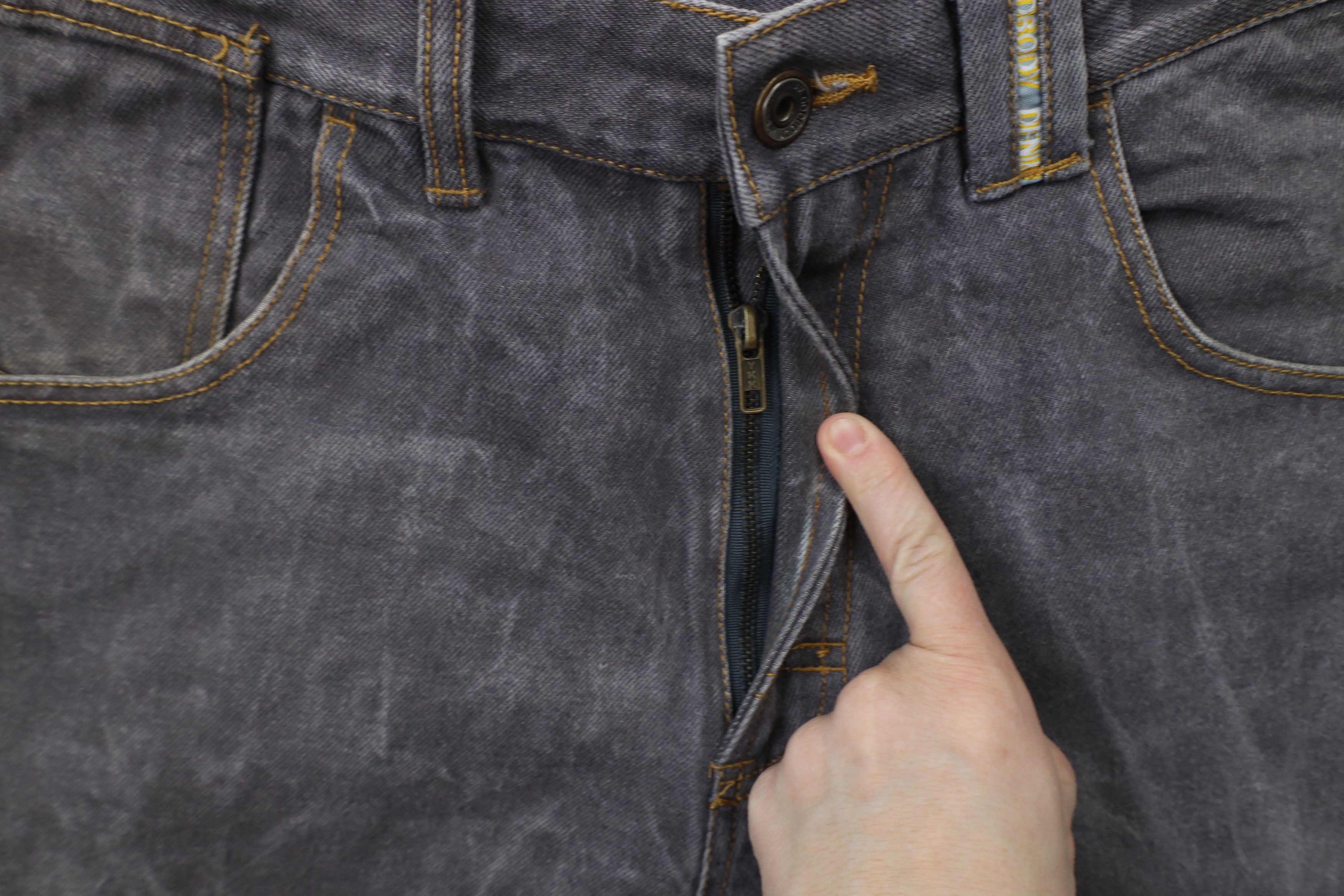 Vintage Vintage 90s Y2K Streetwear Fit Wide Leg Denim Jeans Gray Size US 32 / EU 48 - 5 Thumbnail